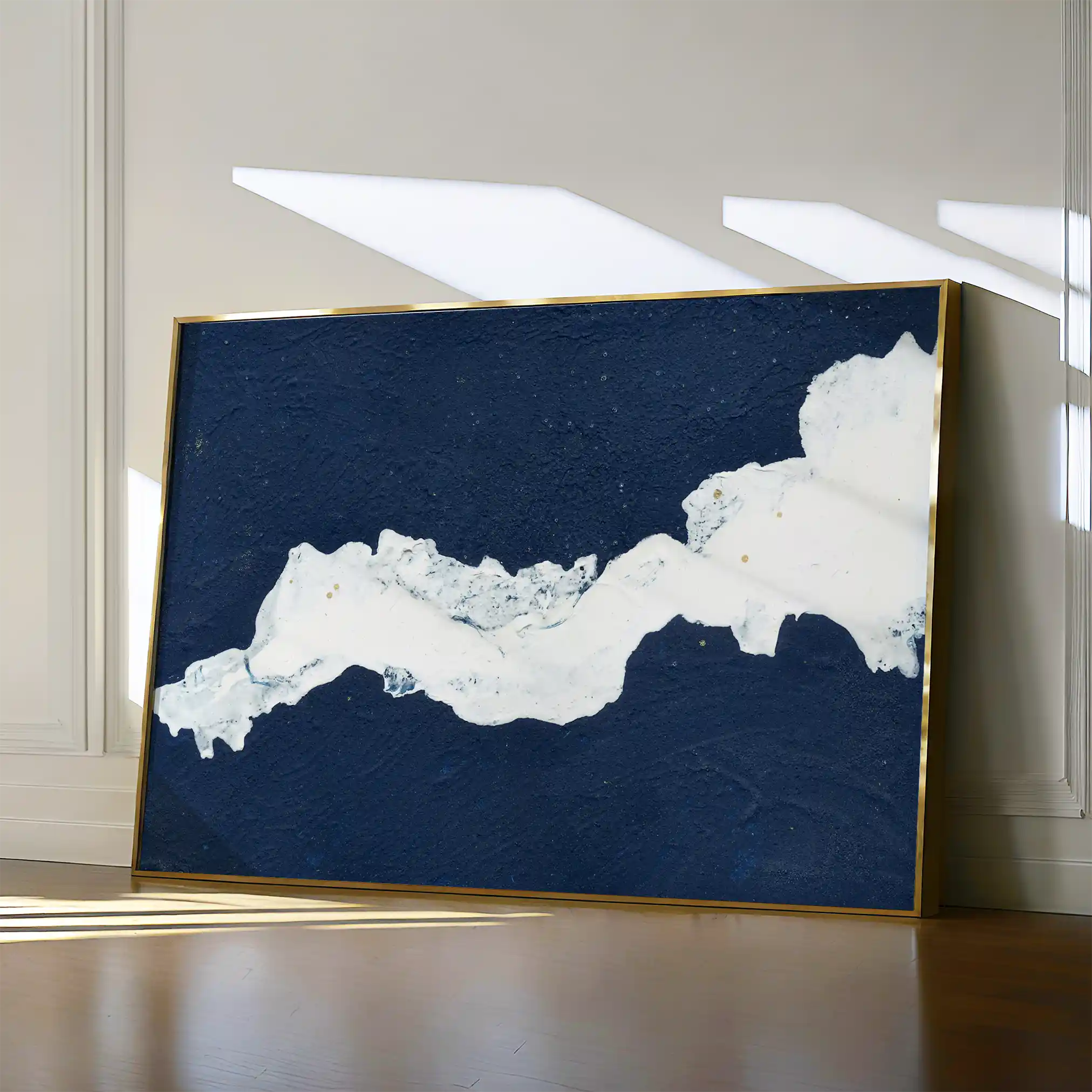 Abstract Canvas Wall Art WAD103-A 90 x 60 cm / Stretched on hidden frame