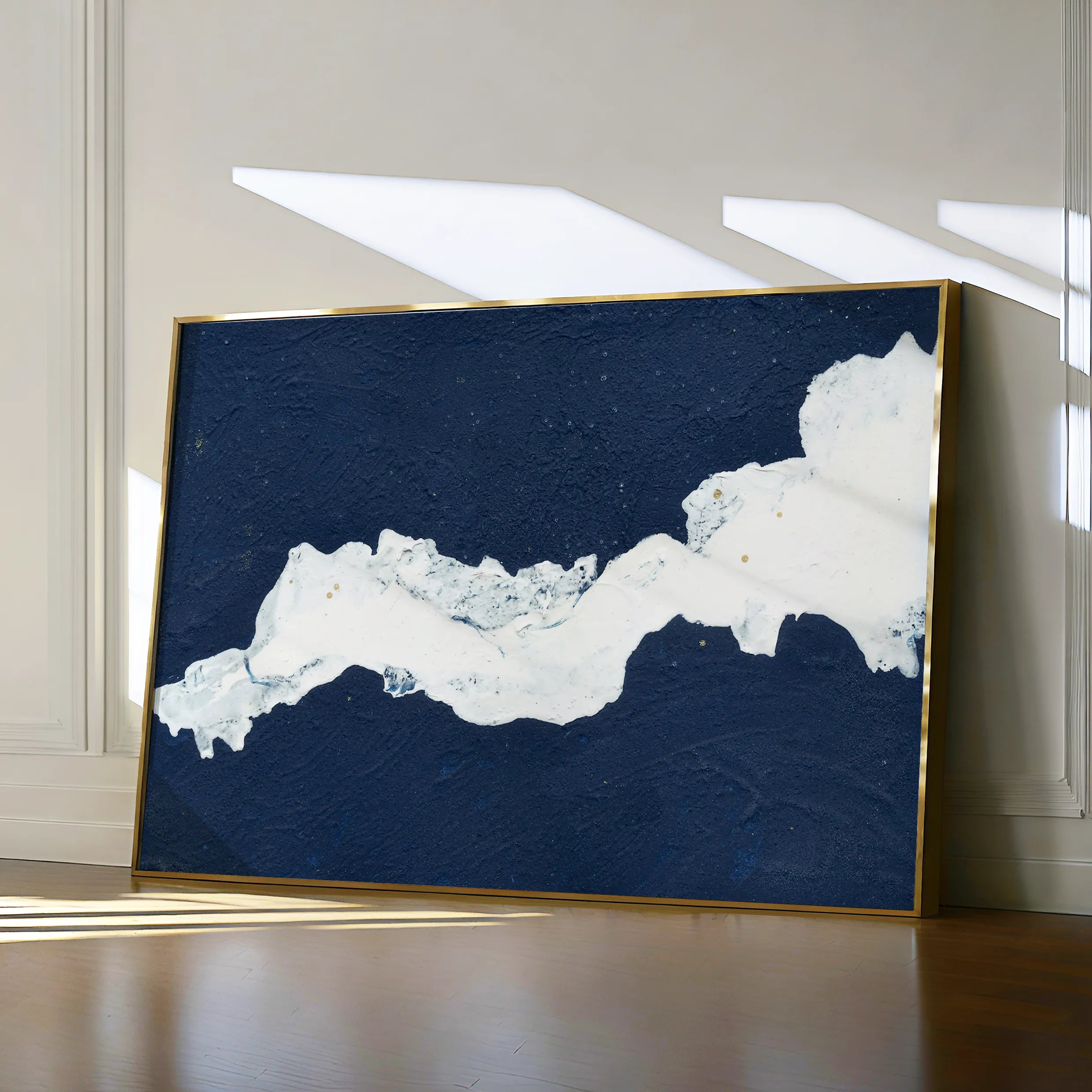 Abstract Canvas Wall Art WAD103-A 90 x 60 cm / Stretched on hidden frame