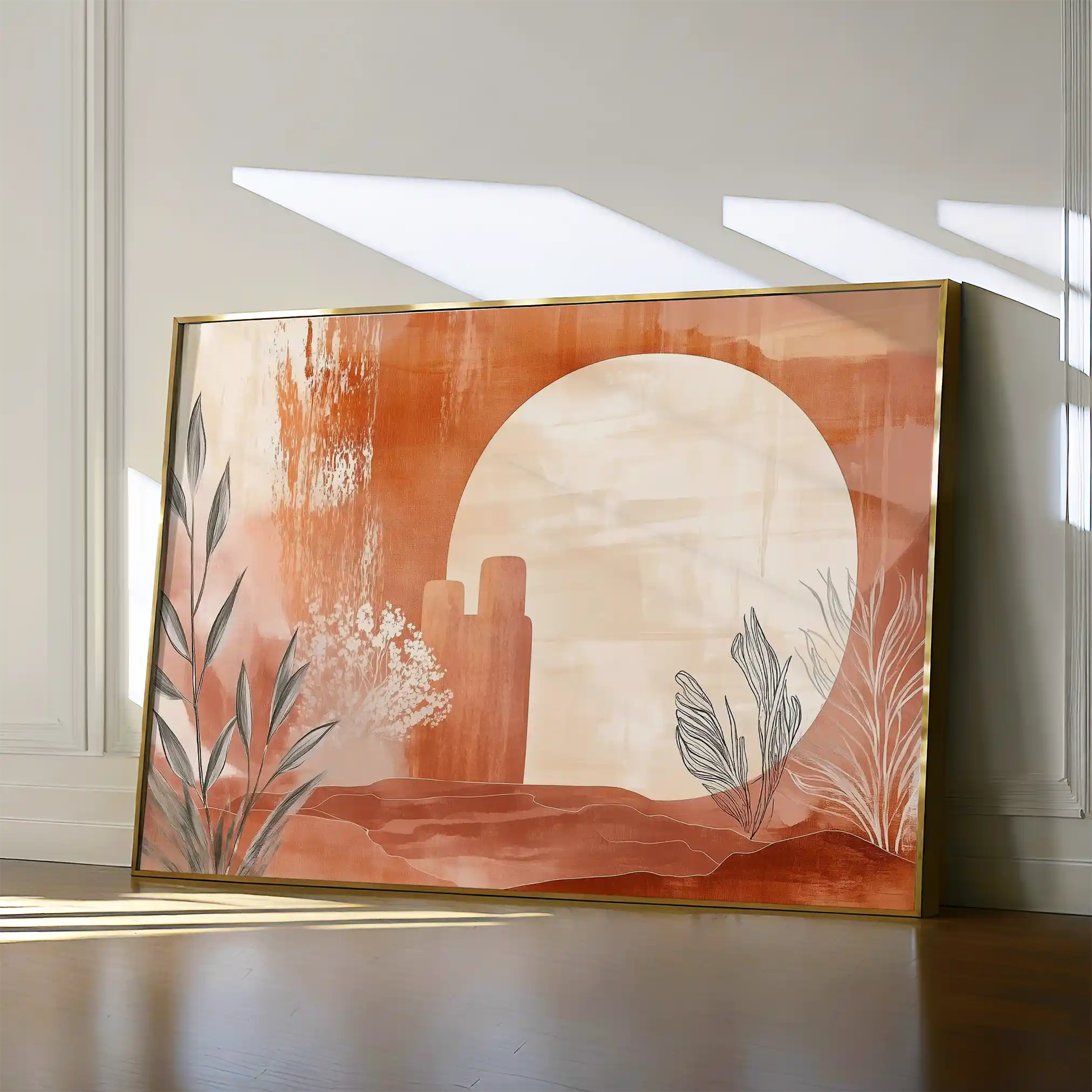 Boho 103 Canvas Art 90 x 60 cm / Stretched on hidden frame