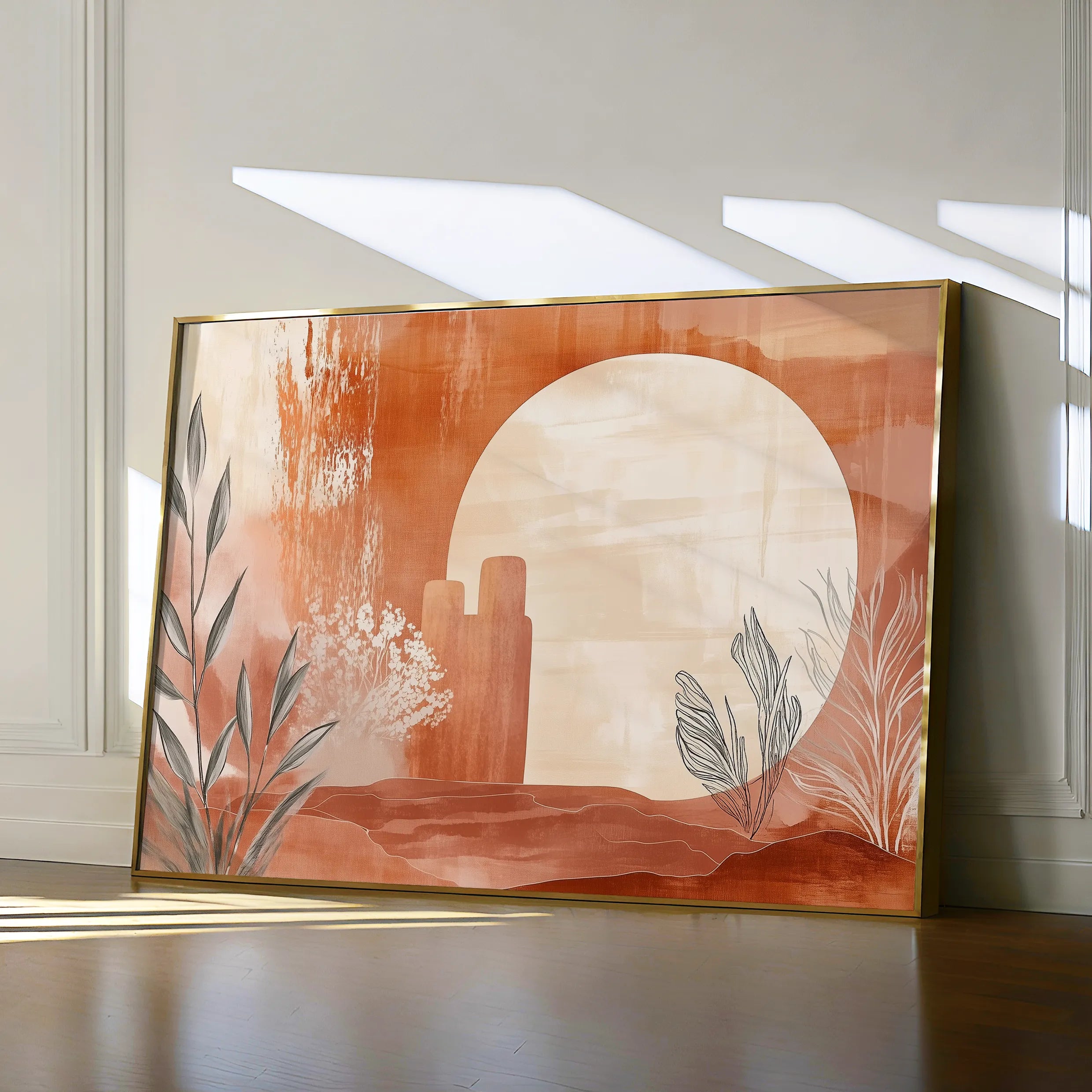 Boho Canvas Wall Art WAD103-BH 90 x 60 cm / Stretched on hidden frame