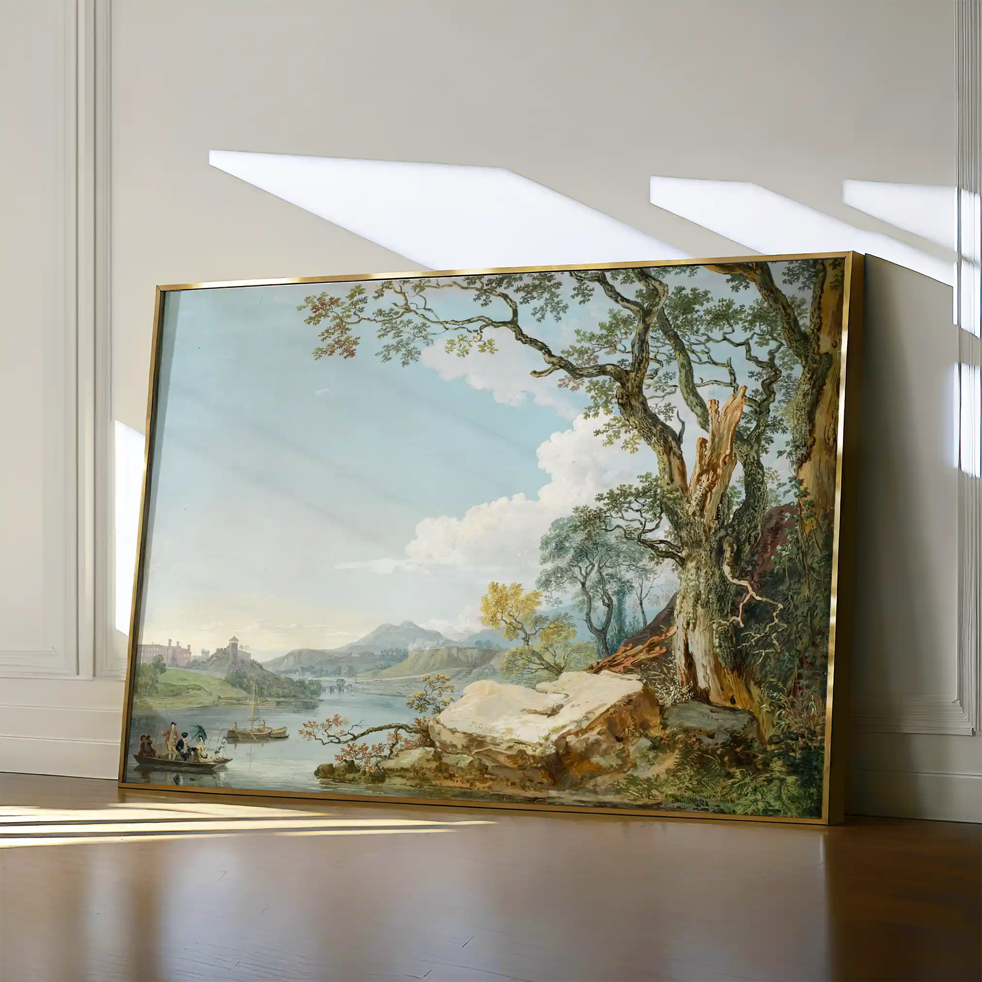 Landscape 103 Canvas Art 90 x 60 cm / Stretched on hidden frame