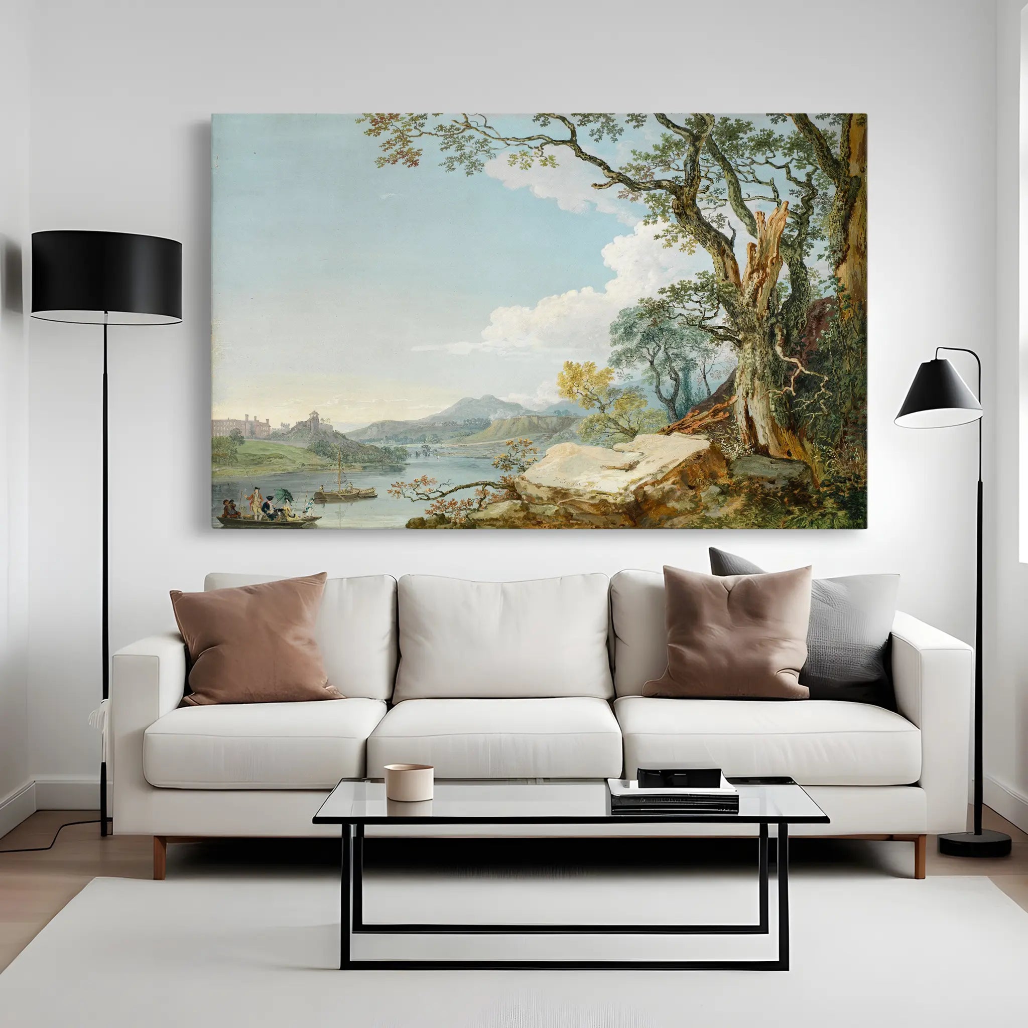 Landscape Canvas Wall Art WAD103-L 90 x 60 cm / Stretched on hidden frame