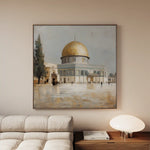 Palestine 103 Canvas Art 60 x 60 cm / Stretched on hidden frame