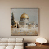 Palestine 103 Canvas Art 60 x 60 cm / Stretched on hidden frame
