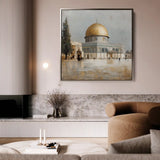 Palestine 103 Canvas Art 60 x 60 cm / Stretched on hidden frame