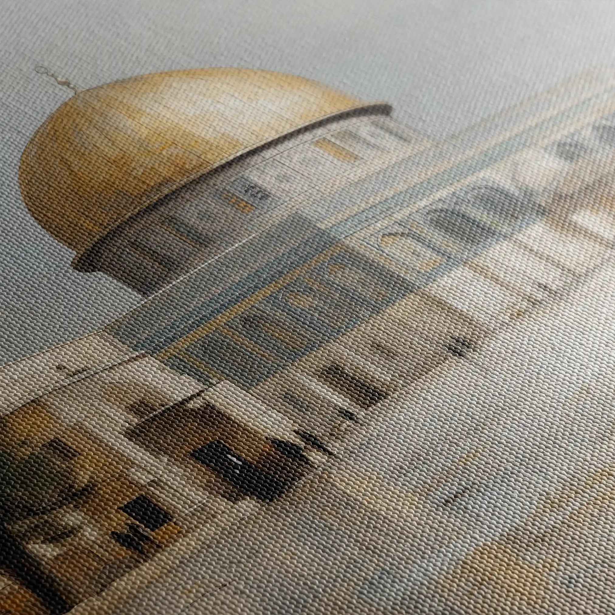 Palestine 103 Canvas Art 60 x 60 cm / Stretched on hidden frame