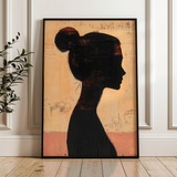 Portrait 103 Canvas Art 90 x 60 cm / Stretched on hidden frame