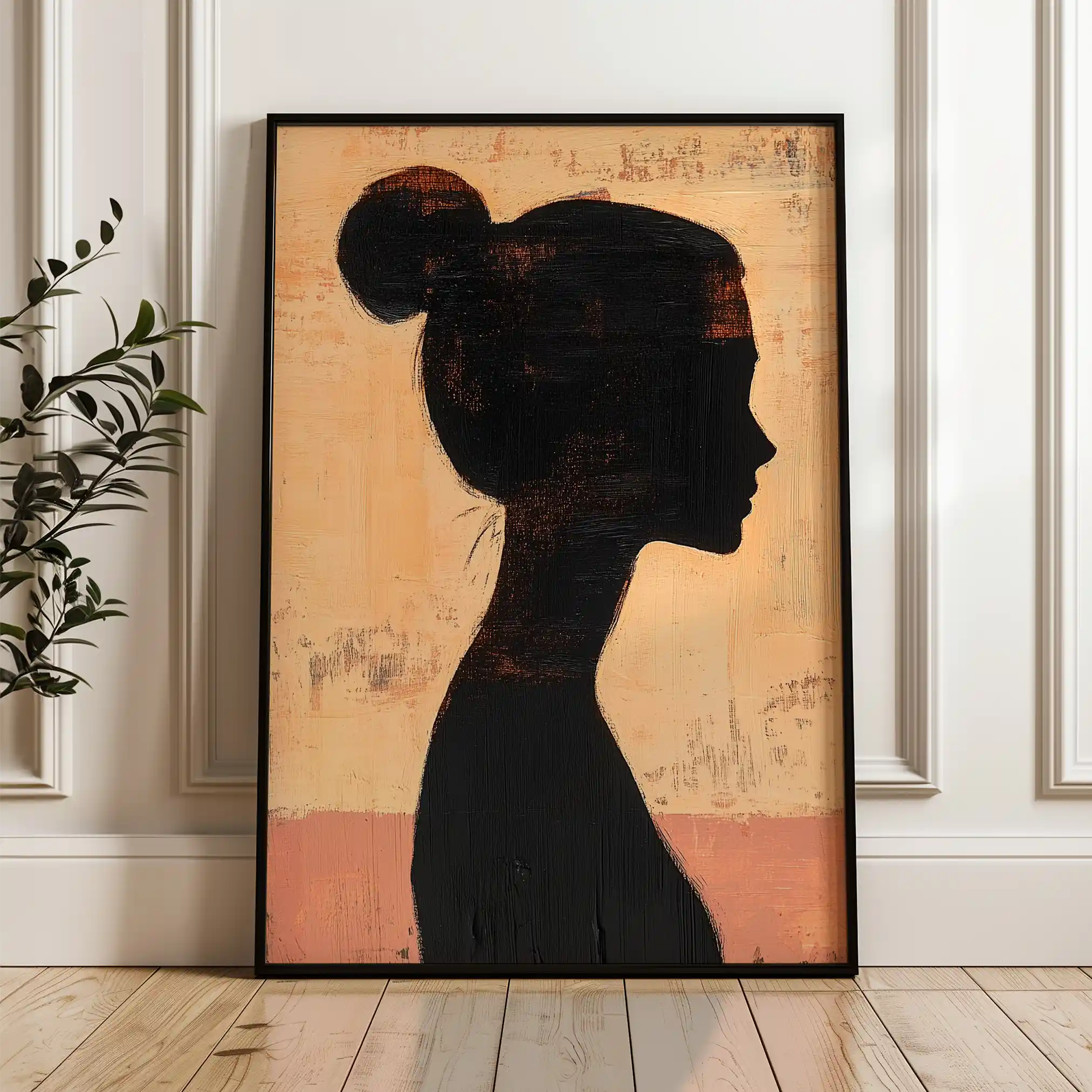 Portrait 103 Canvas Art 90 x 60 cm / Stretched on hidden frame