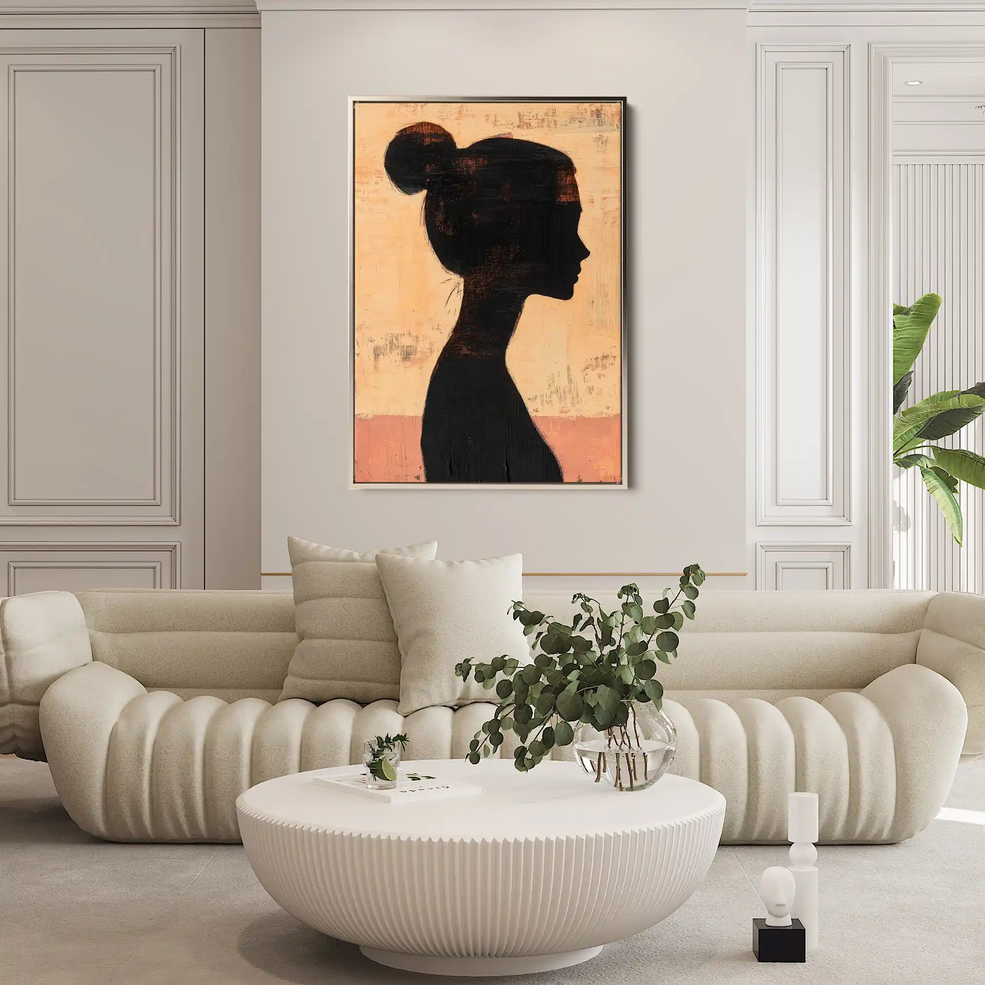 Portrait 103 Canvas Art 90 x 60 cm / Stretched on hidden frame