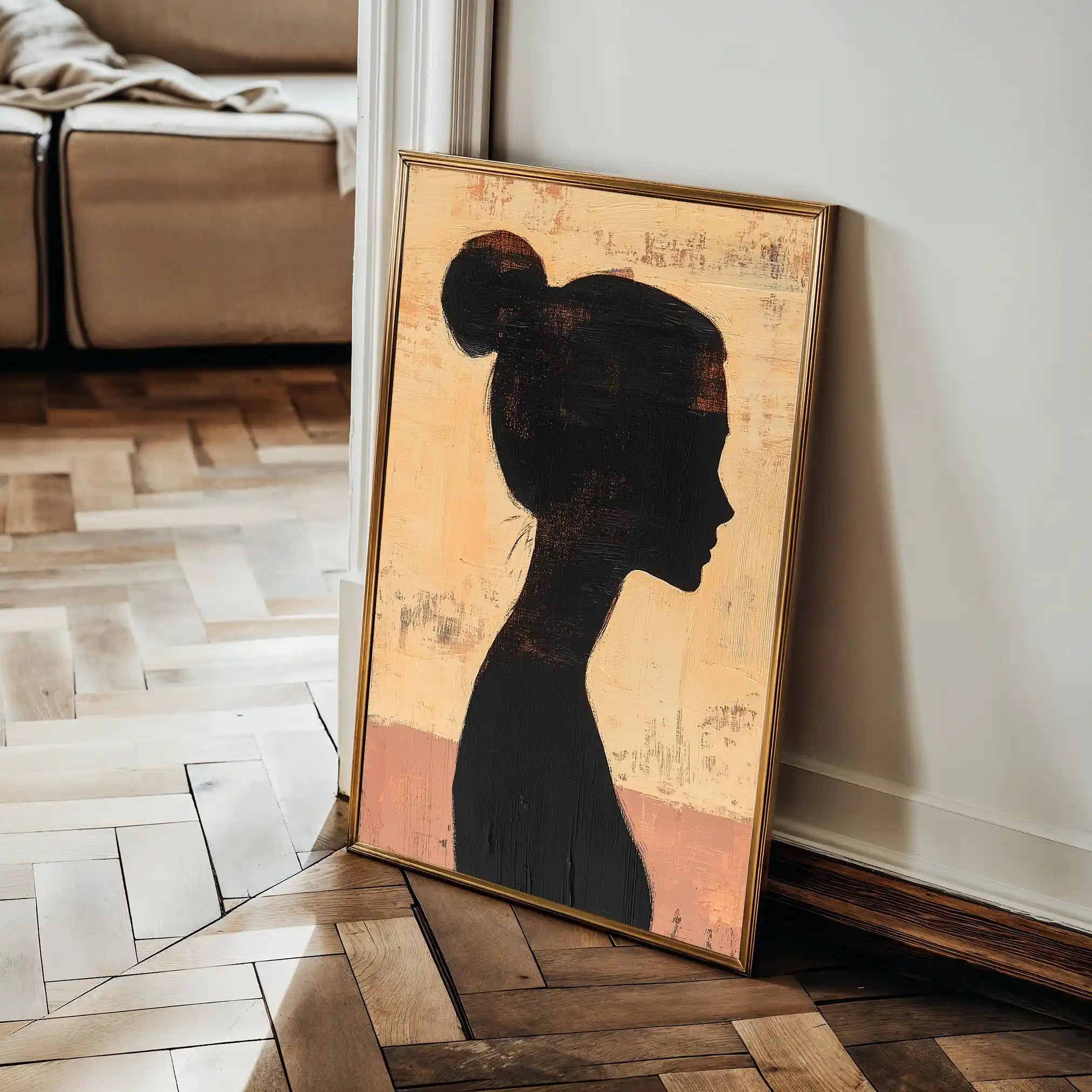 Portrait 103 Canvas Art 90 x 60 cm / Stretched on hidden frame