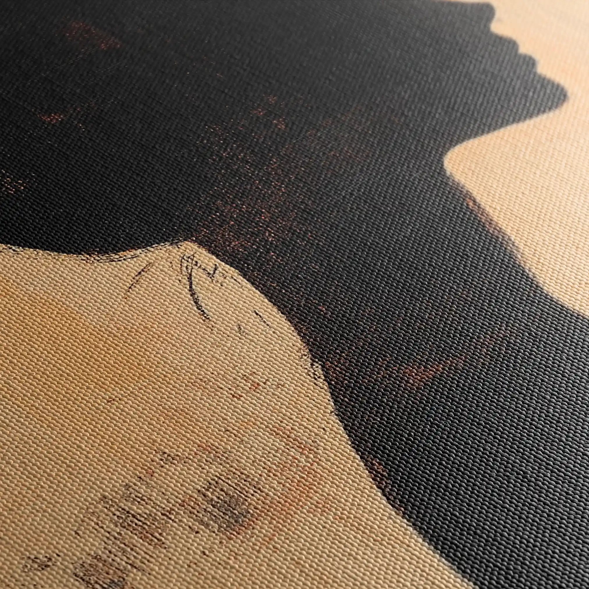 Portrait 103 Canvas Art 90 x 60 cm / Stretched on hidden frame