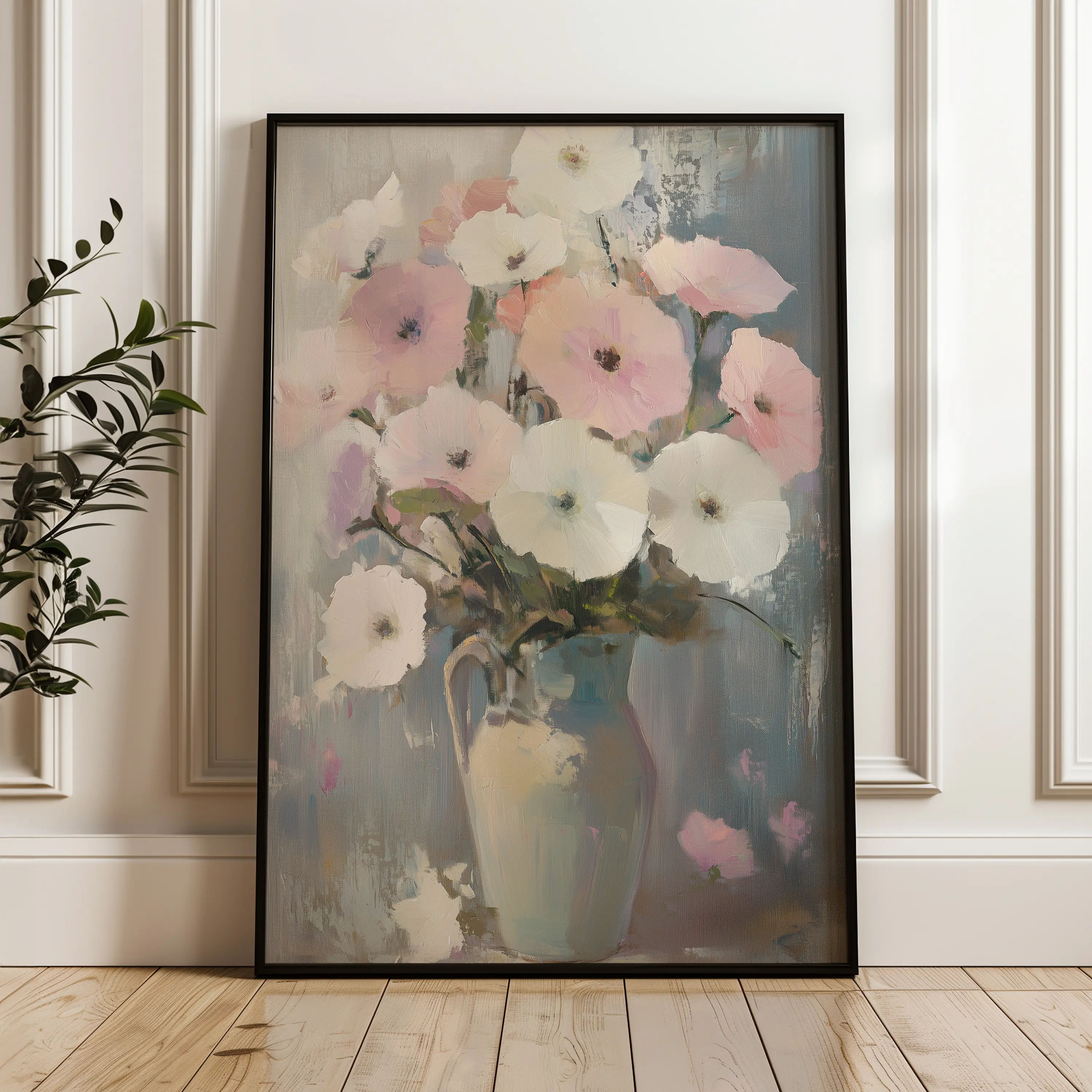 Floral Canvas Wall Art WAD1034-F 90 x 60 cm / Stretched on hidden frame