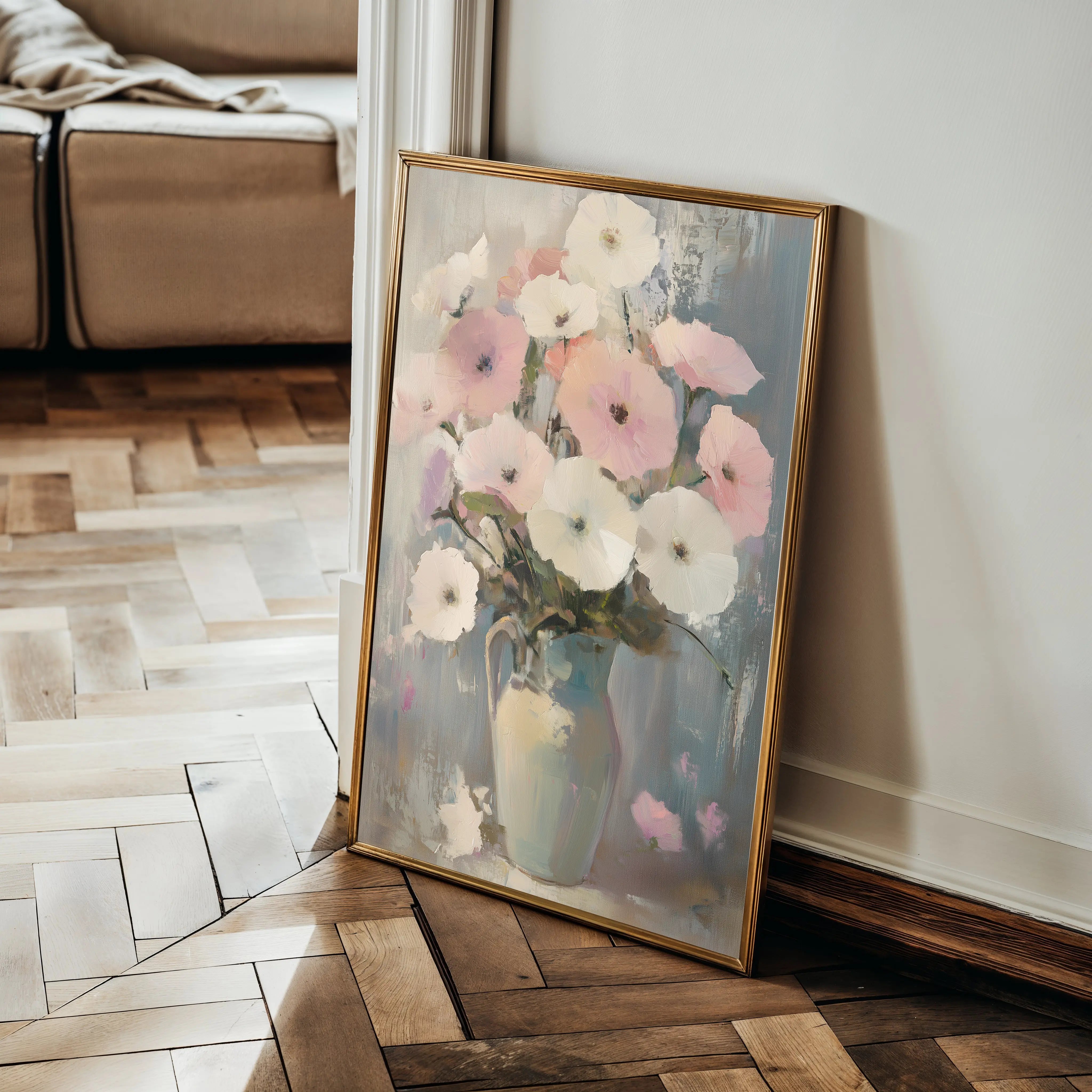 Floral Canvas Wall Art WAD1034-F 90 x 60 cm / Stretched on hidden frame