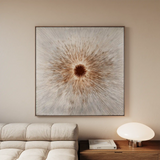 Abstract 1035 Canvas Art 60 x 60 cm / Stretched on hidden frame