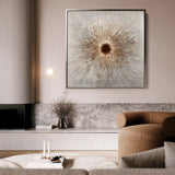 Abstract 1035 Canvas Art 60 x 60 cm / Stretched on hidden frame