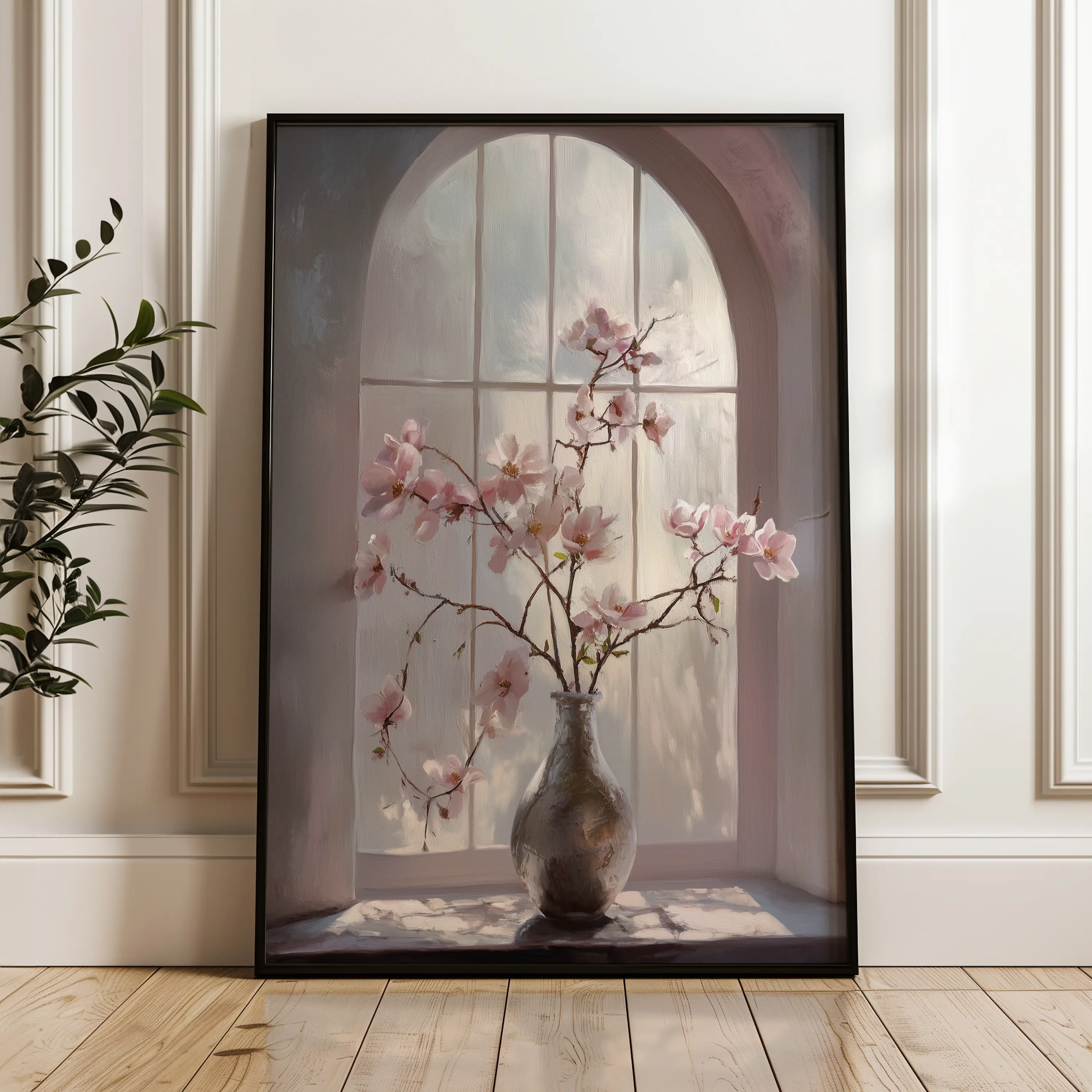 Floral Canvas Wall Art WAD1035-F 90 x 60 cm / Stretched on hidden frame