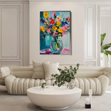 Floral Canvas Wall Art WAD1039-F 90 x 60 cm / Stretched on hidden frame