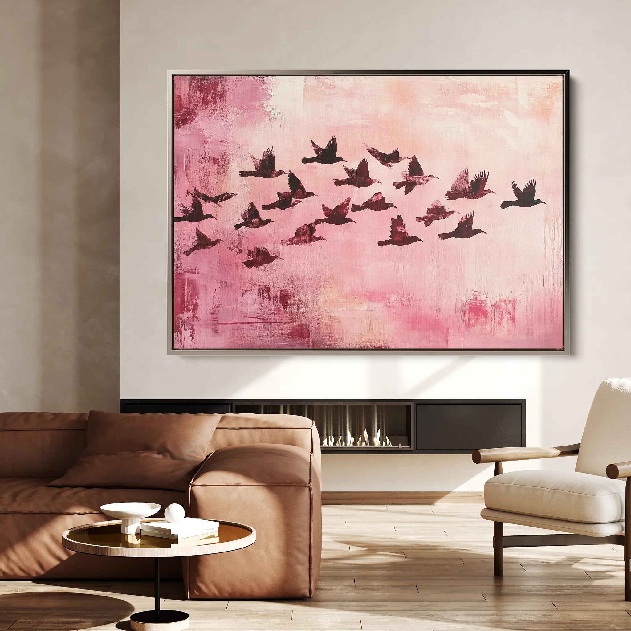 Animals Canvas Wall Art WAD104-AN 90 x 60 cm / Stretched on hidden frame