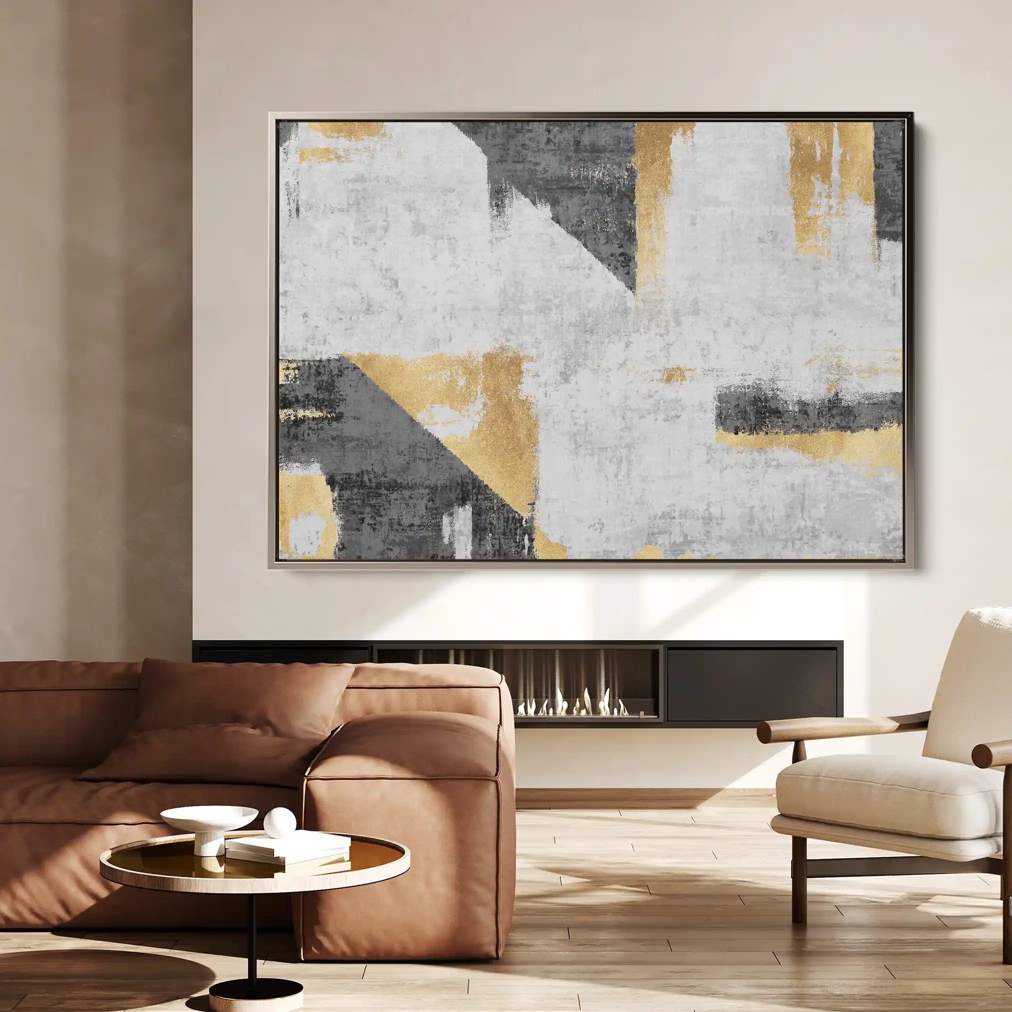 Abstract 104 Canvas Art 60 x 40 cm / Stretched on hidden frame