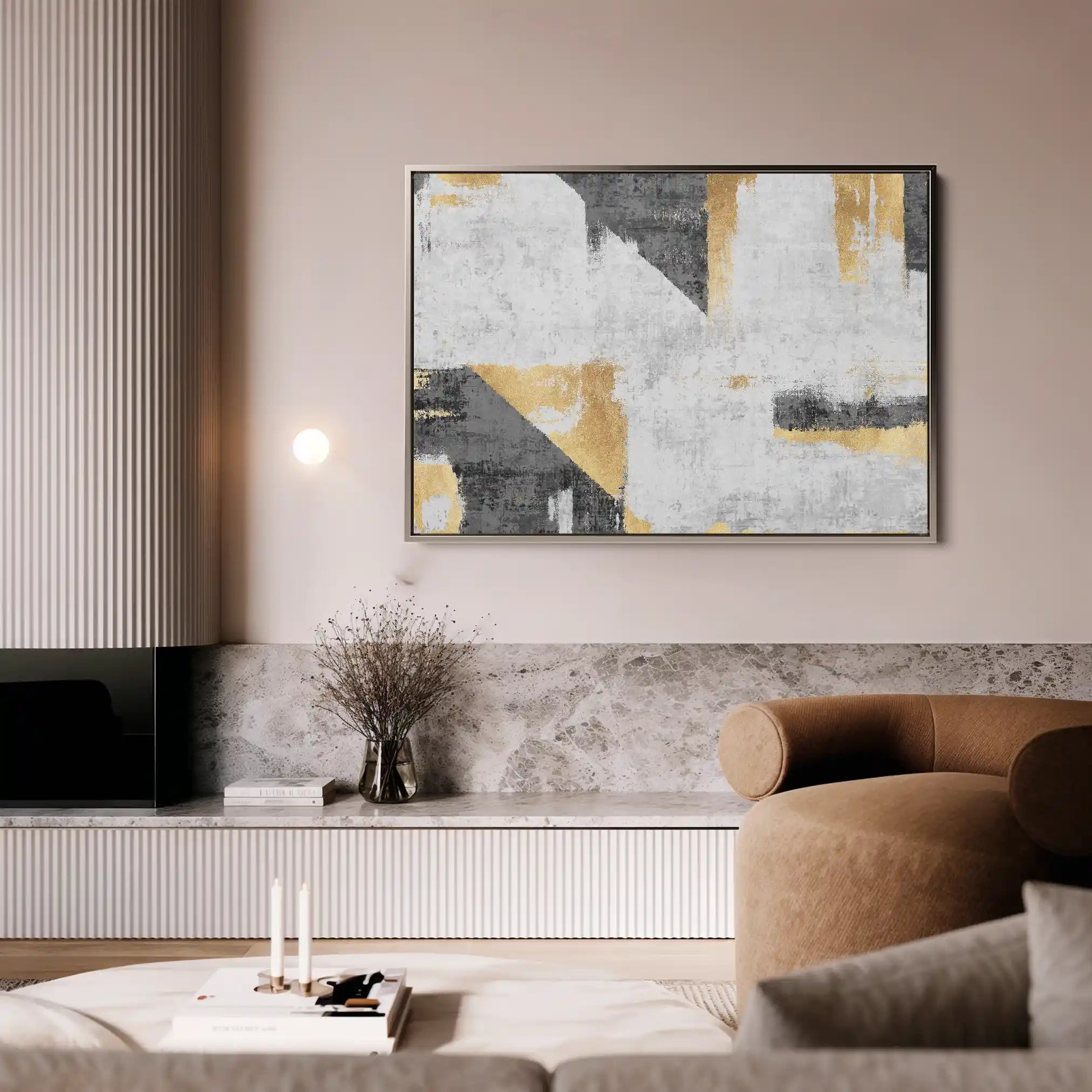 Abstract 104 Canvas Art 60 x 40 cm / Stretched on hidden frame