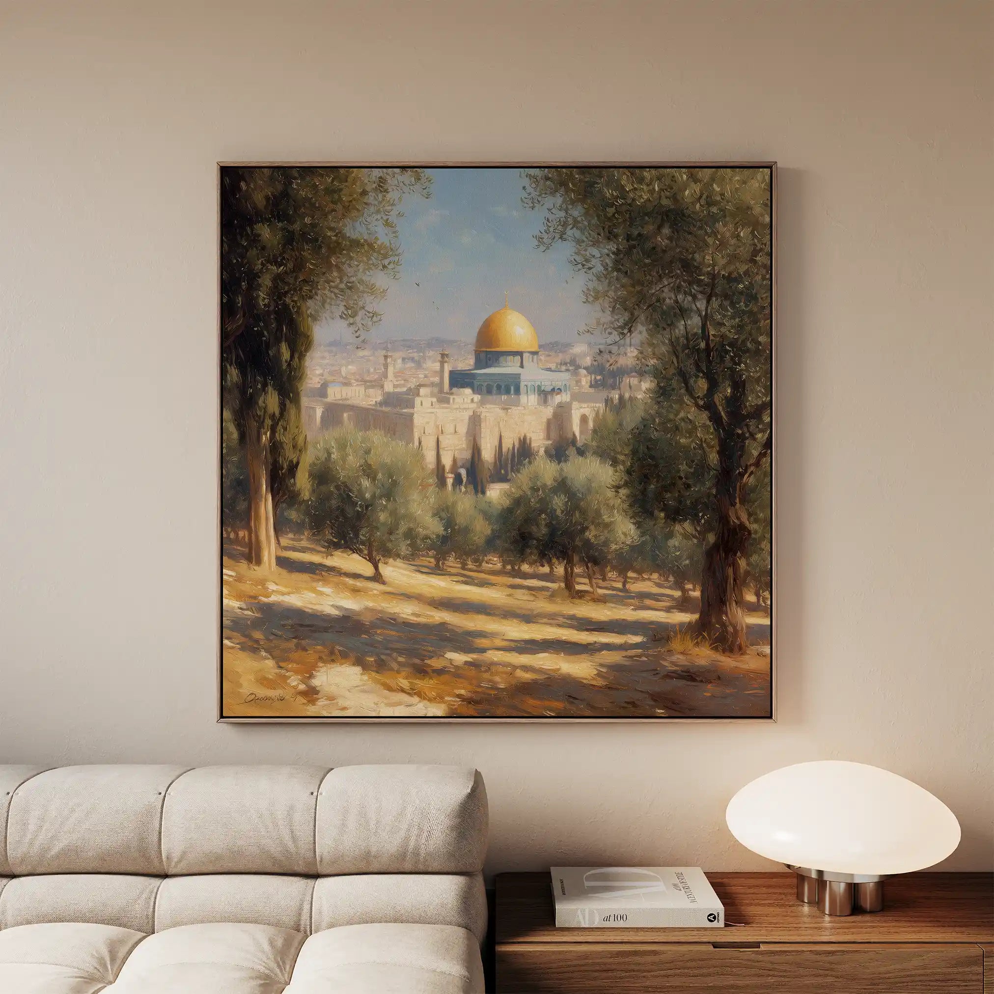 Palestine 104 Canvas Art 60 x 60 cm / Stretched on hidden frame