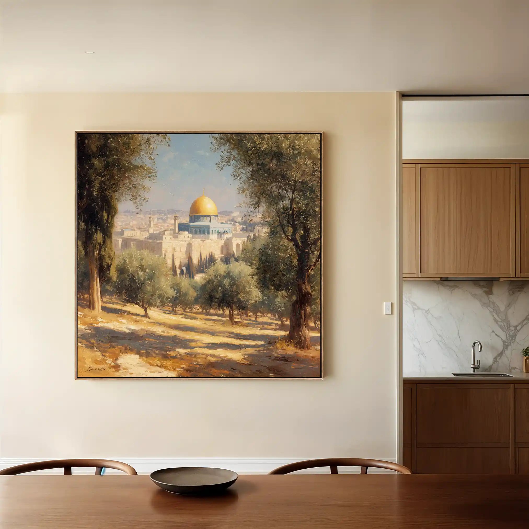 Palestine 104 Canvas Art 60 x 60 cm / Stretched on hidden frame