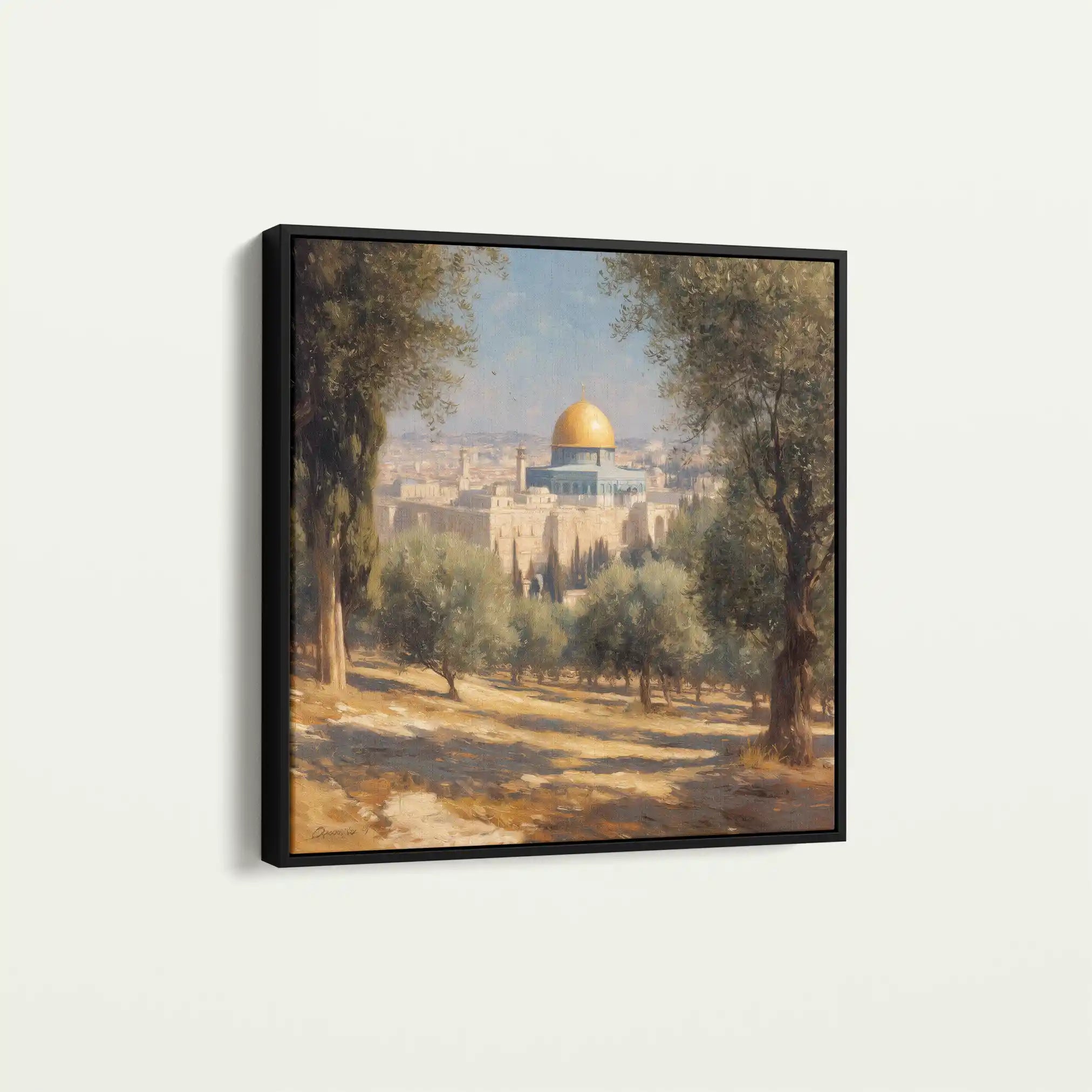 Palestine 104 Canvas Art 60 x 60 cm / Stretched on hidden frame