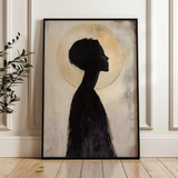 Portrait 104 Canvas Art 90 x 60 cm / Stretched on hidden frame