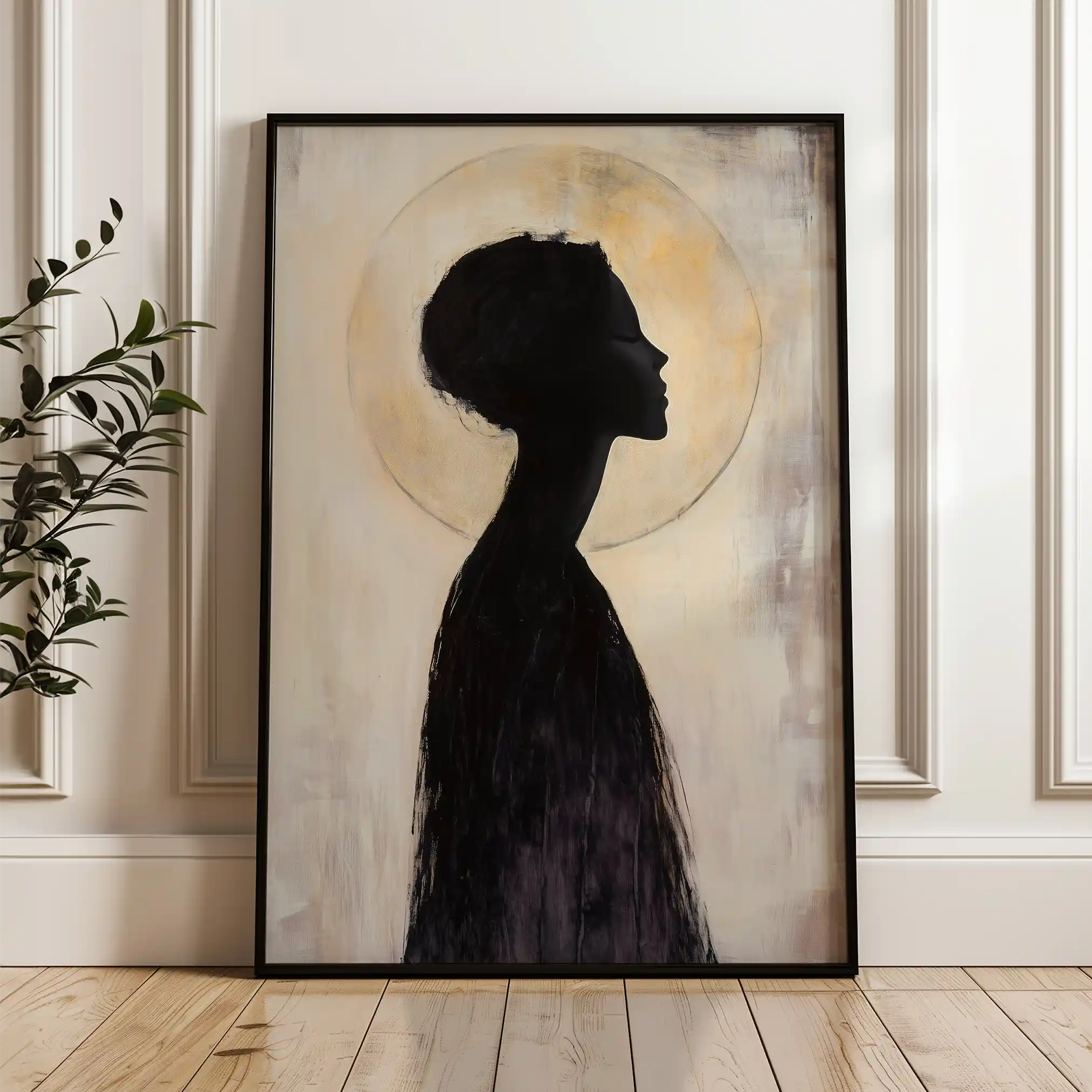 Portrait 104 Canvas Art 90 x 60 cm / Stretched on hidden frame
