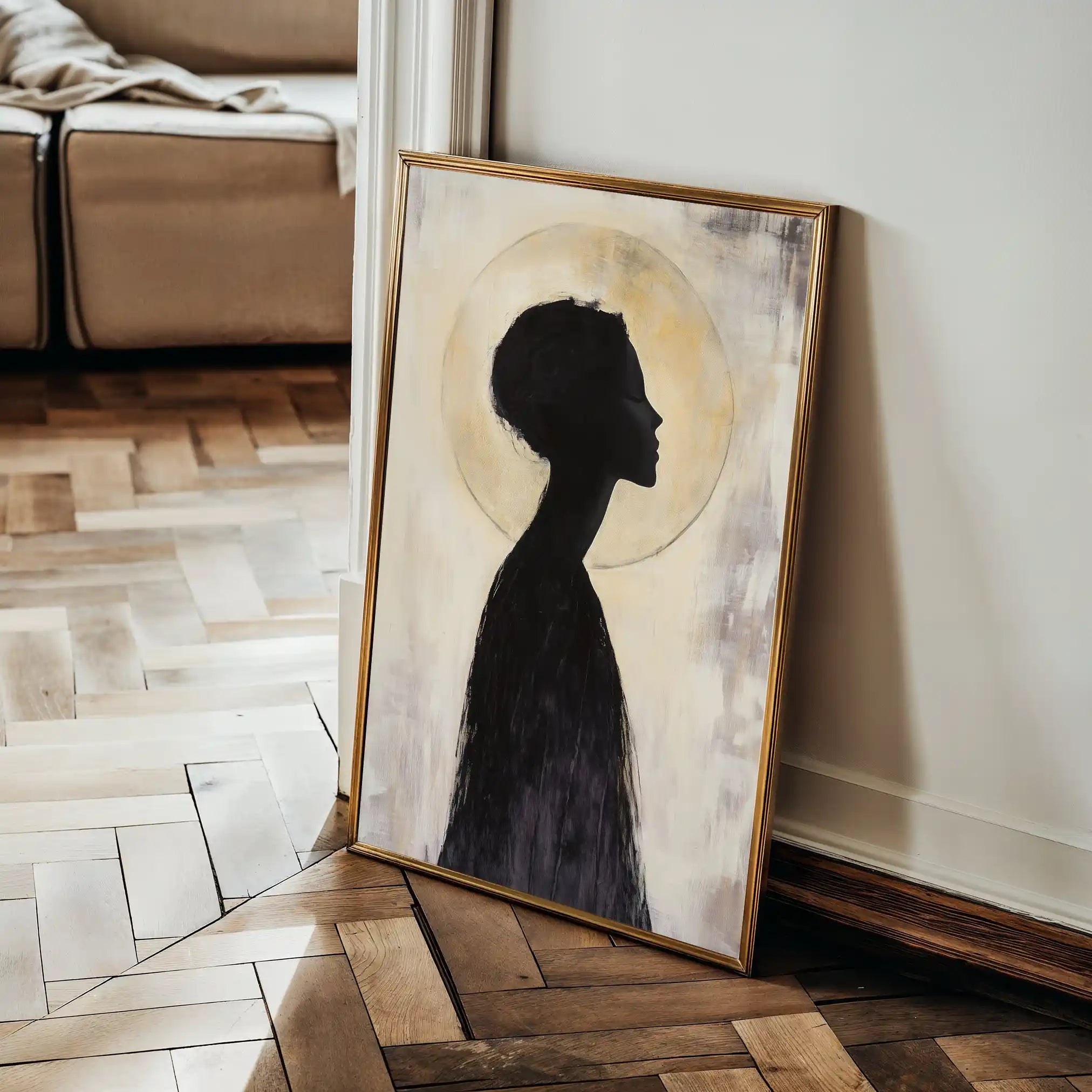 Portrait 104 Canvas Art 90 x 60 cm / Stretched on hidden frame