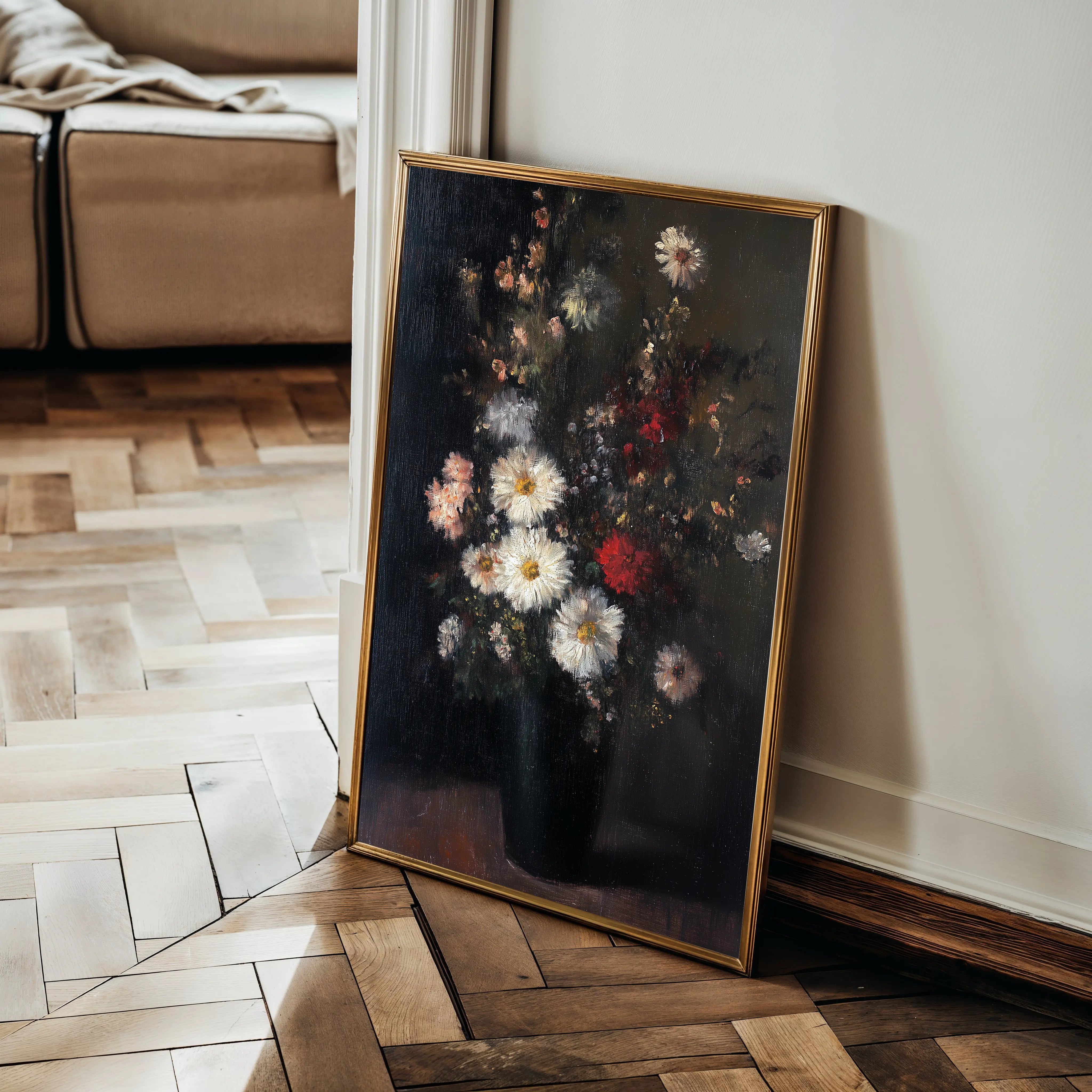 Floral Canvas Wall Art WAD1040-F 90 x 60 cm / Stretched on hidden frame