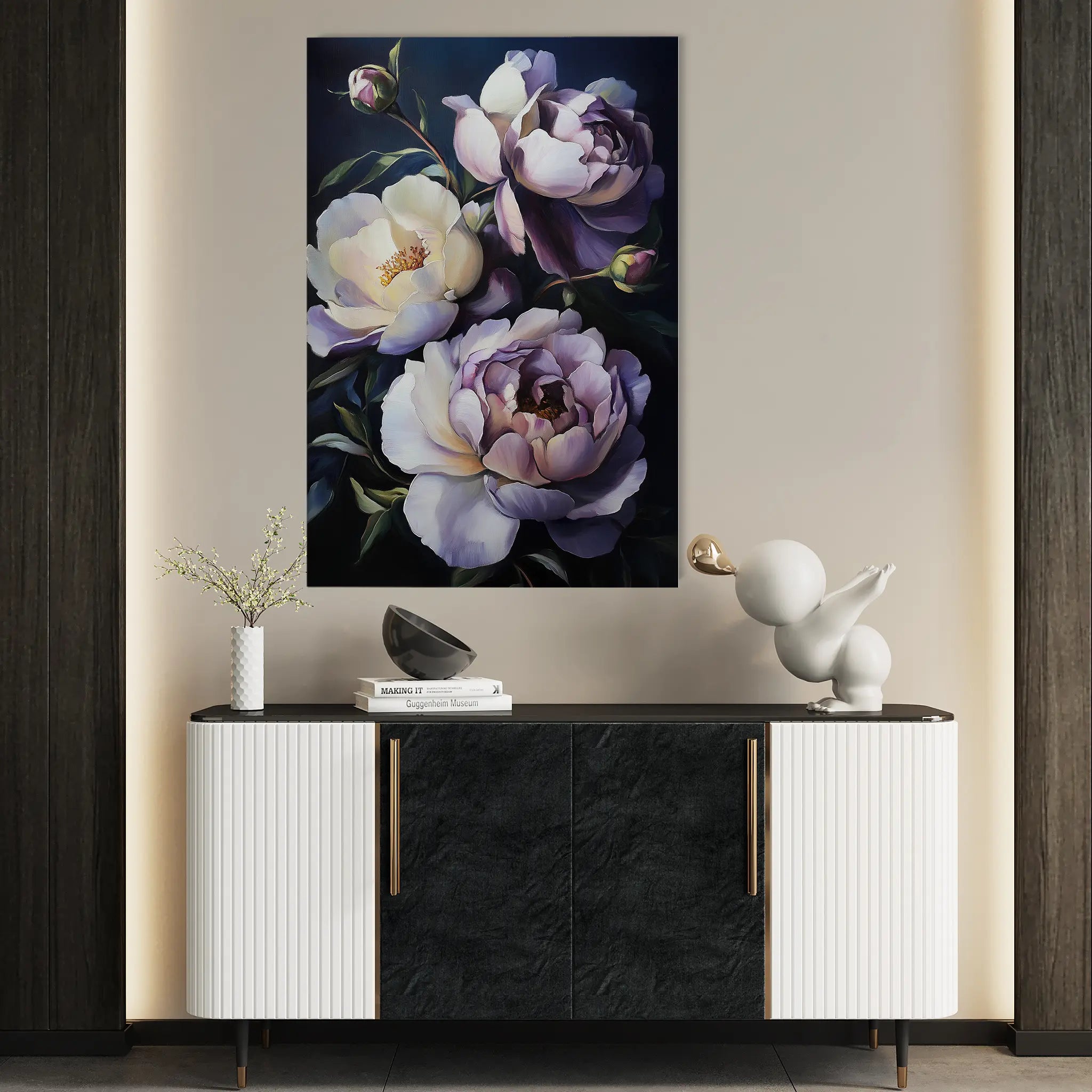 Floral Canvas Wall Art WAD1041-F 90 x 60 cm / Stretched on hidden frame