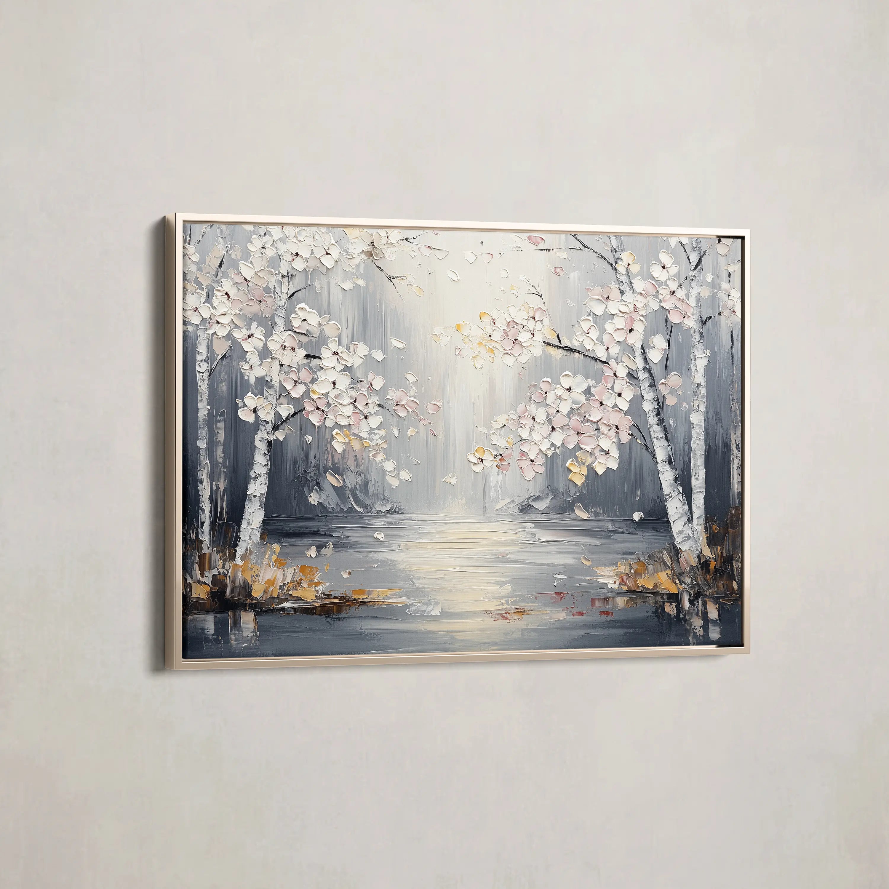 Floral Canvas Wall Art WAD1043-F 90 x 60 cm / Stretched on hidden frame