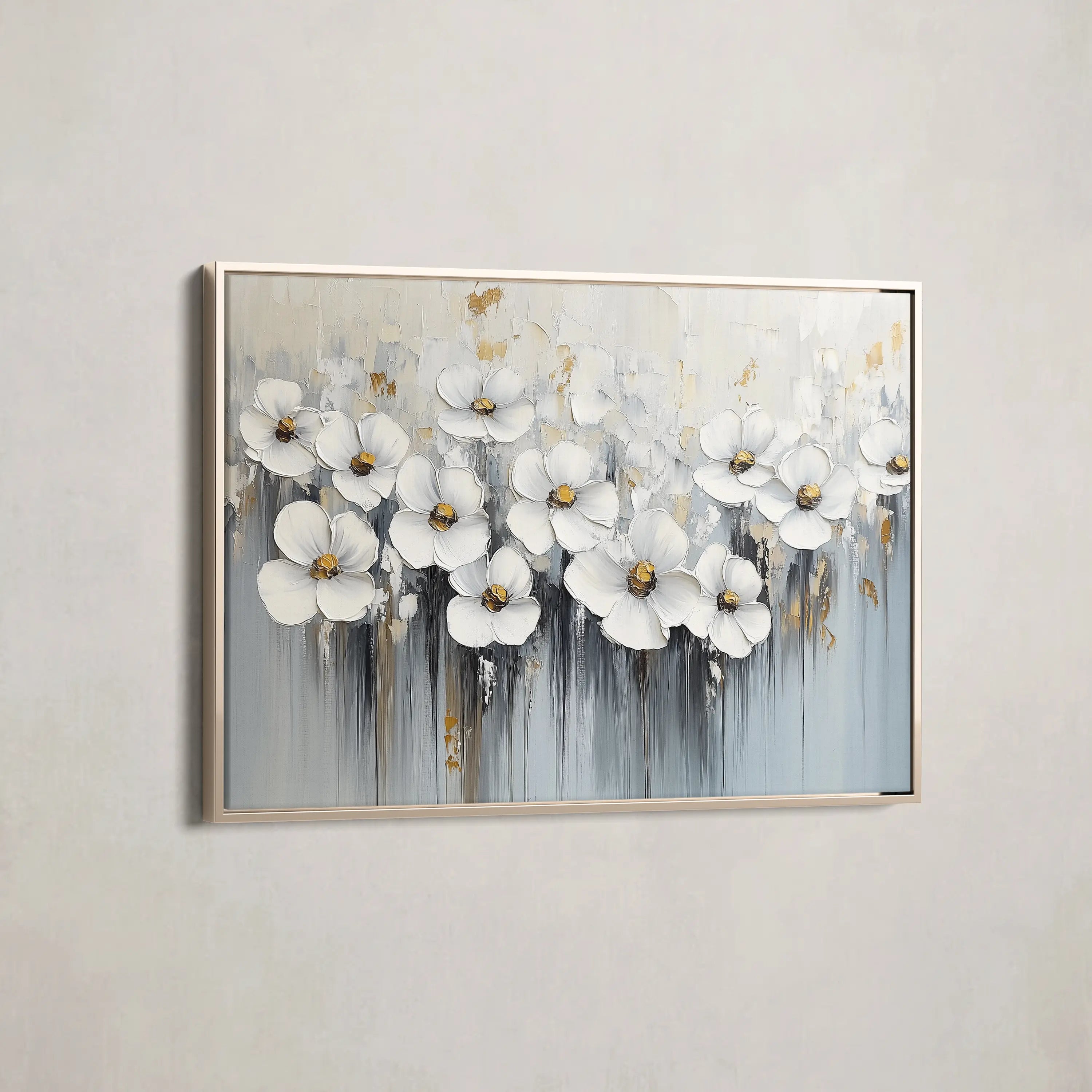 Floral Canvas Wall Art WAD1045-F 90 x 60 cm / Stretched on hidden frame