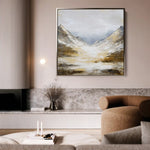 Abstract 1046 Canvas Art 60 x 60 cm / Stretched on hidden frame