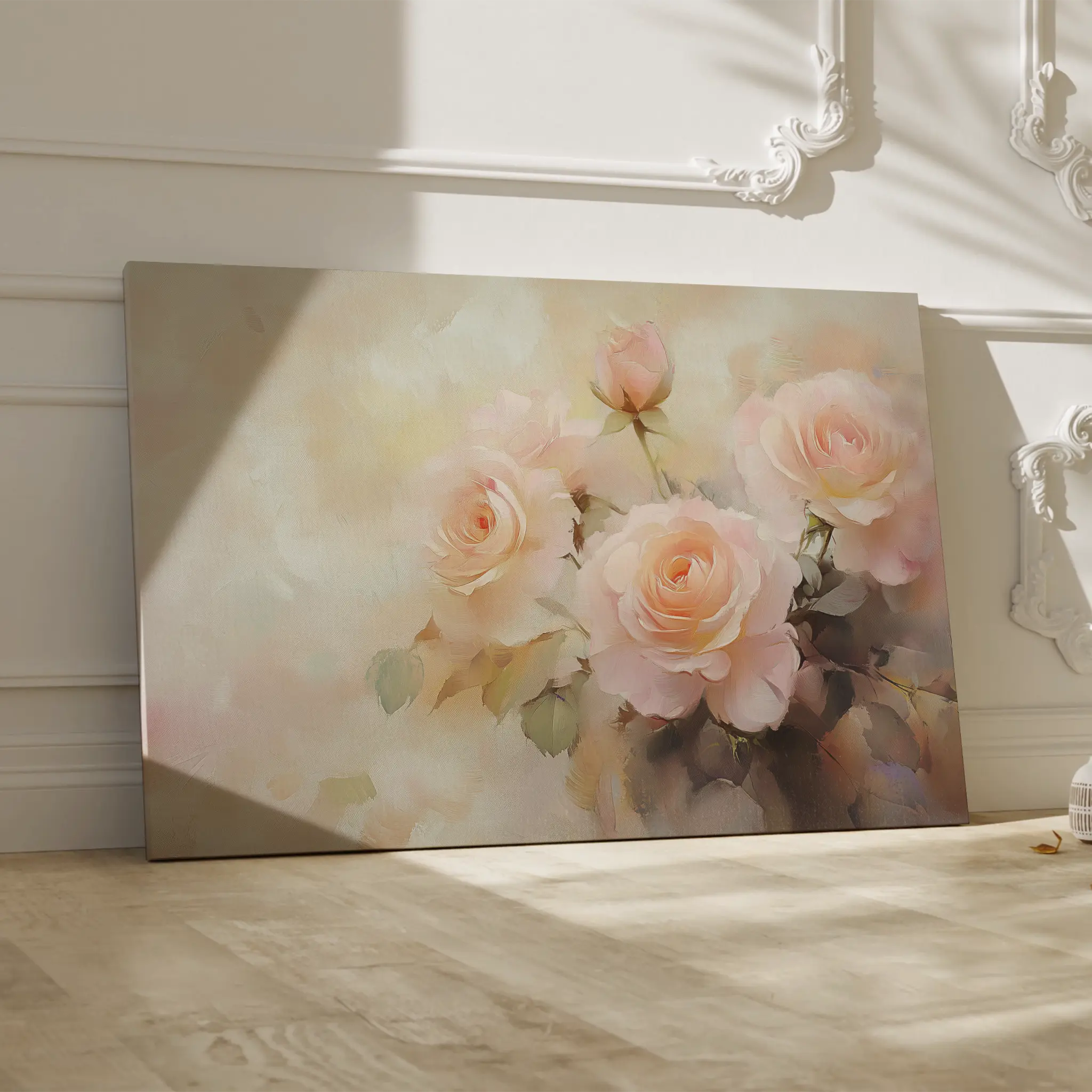 Floral Canvas Wall Art WAD1048-F 90 x 60 cm / Stretched on hidden frame