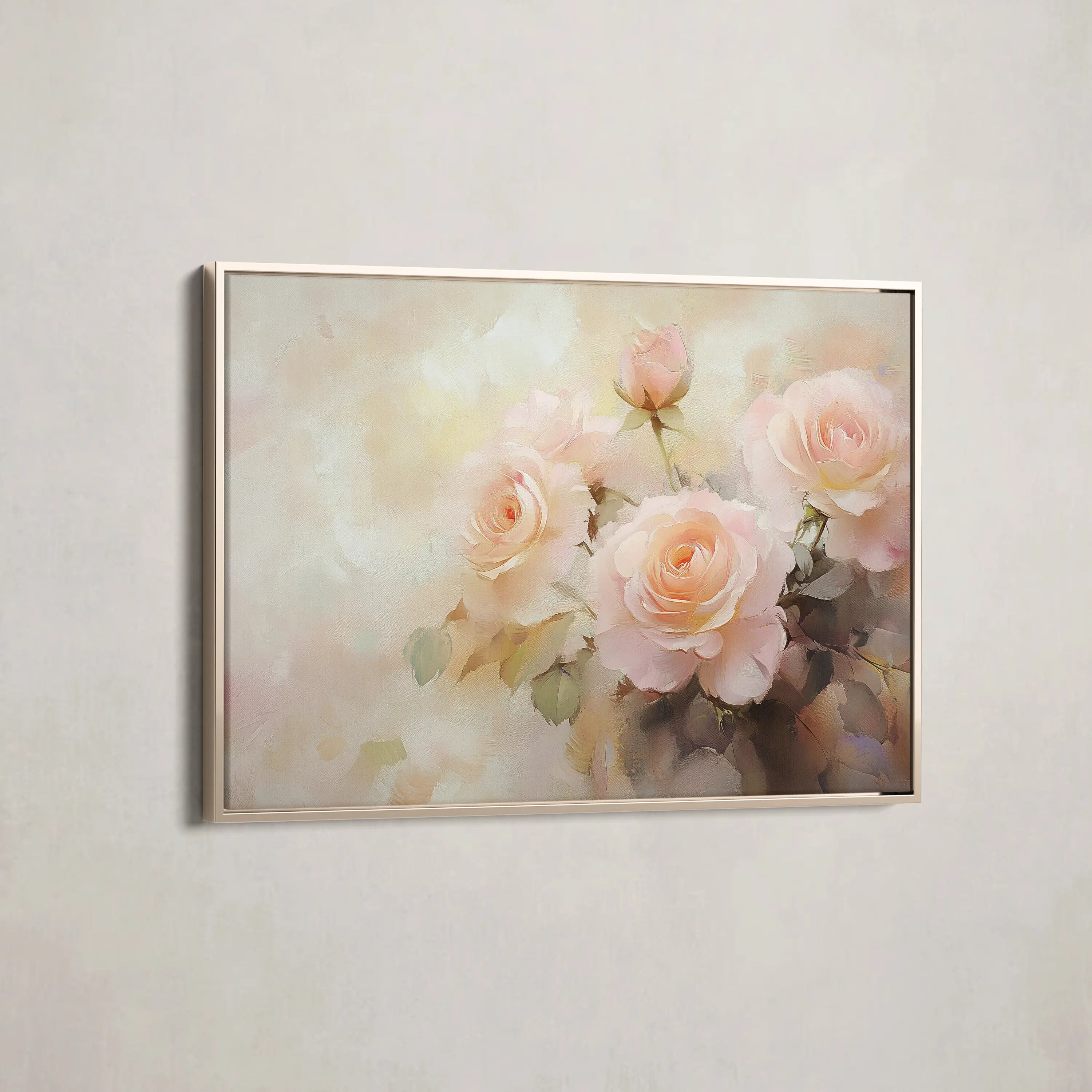 Floral Canvas Wall Art WAD1048-F 90 x 60 cm / Stretched on hidden frame