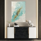 Abstract 105 Canvas Art 60 x 40 cm / Stretched on hidden frame