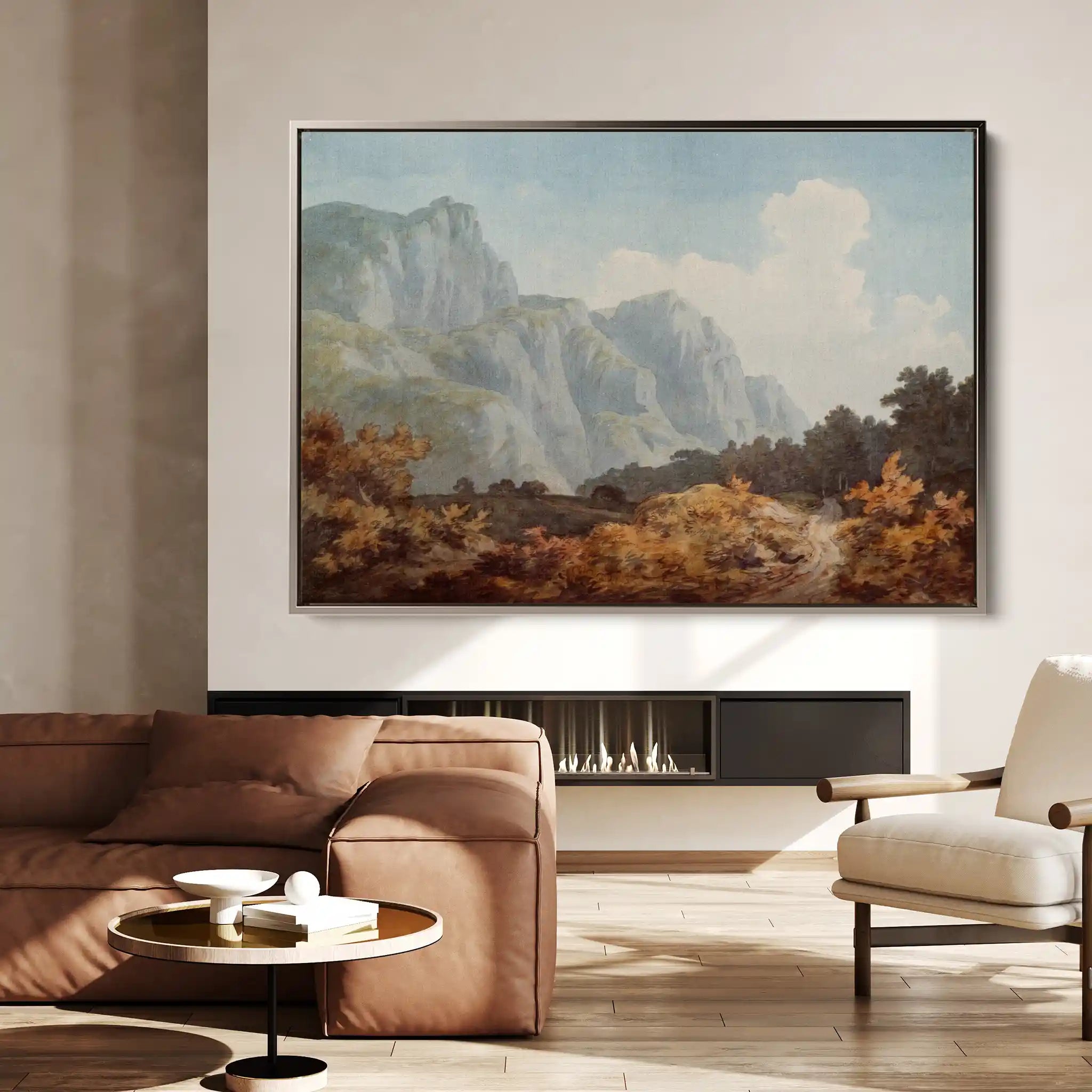 Landscape 105 Canvas Art 90 x 60 cm / Stretched on hidden frame