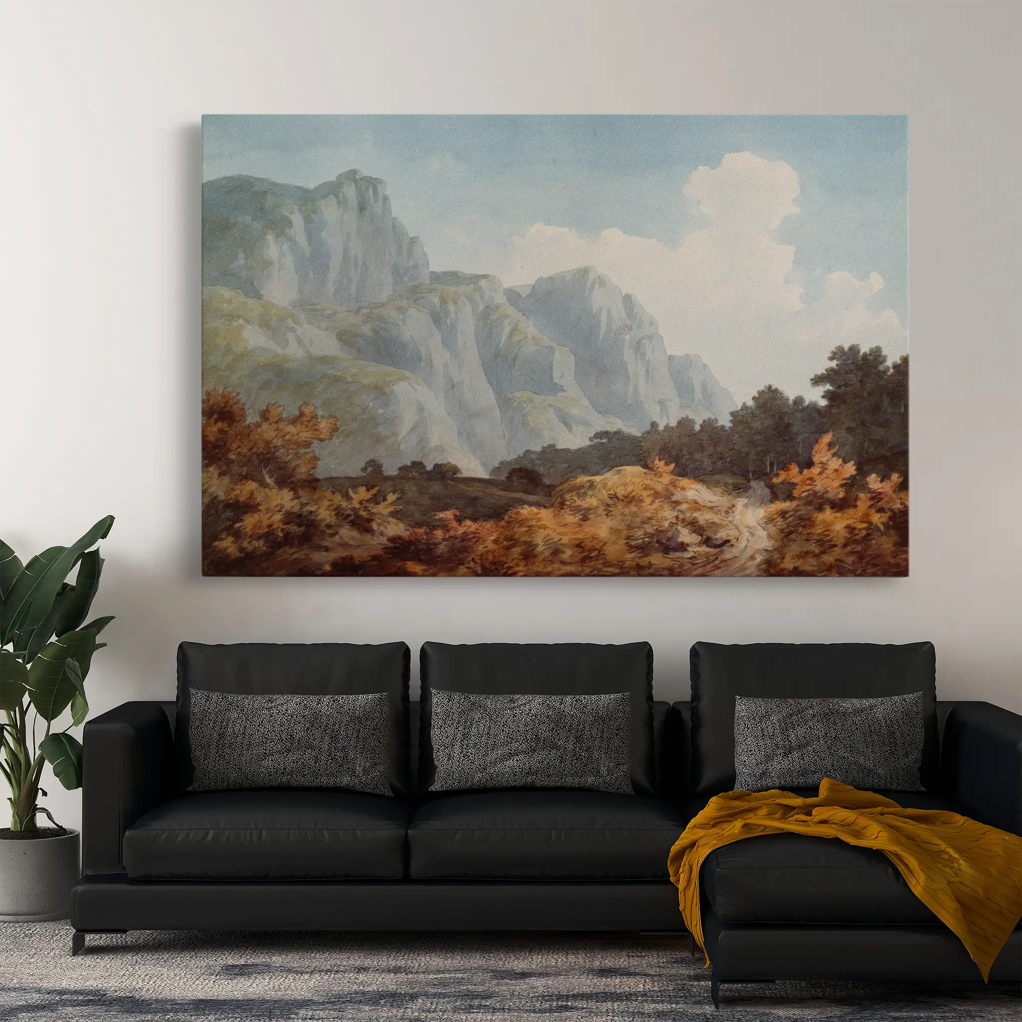 Landscape Canvas Wall Art WAD105-L 90 x 60 cm / Stretched on hidden frame