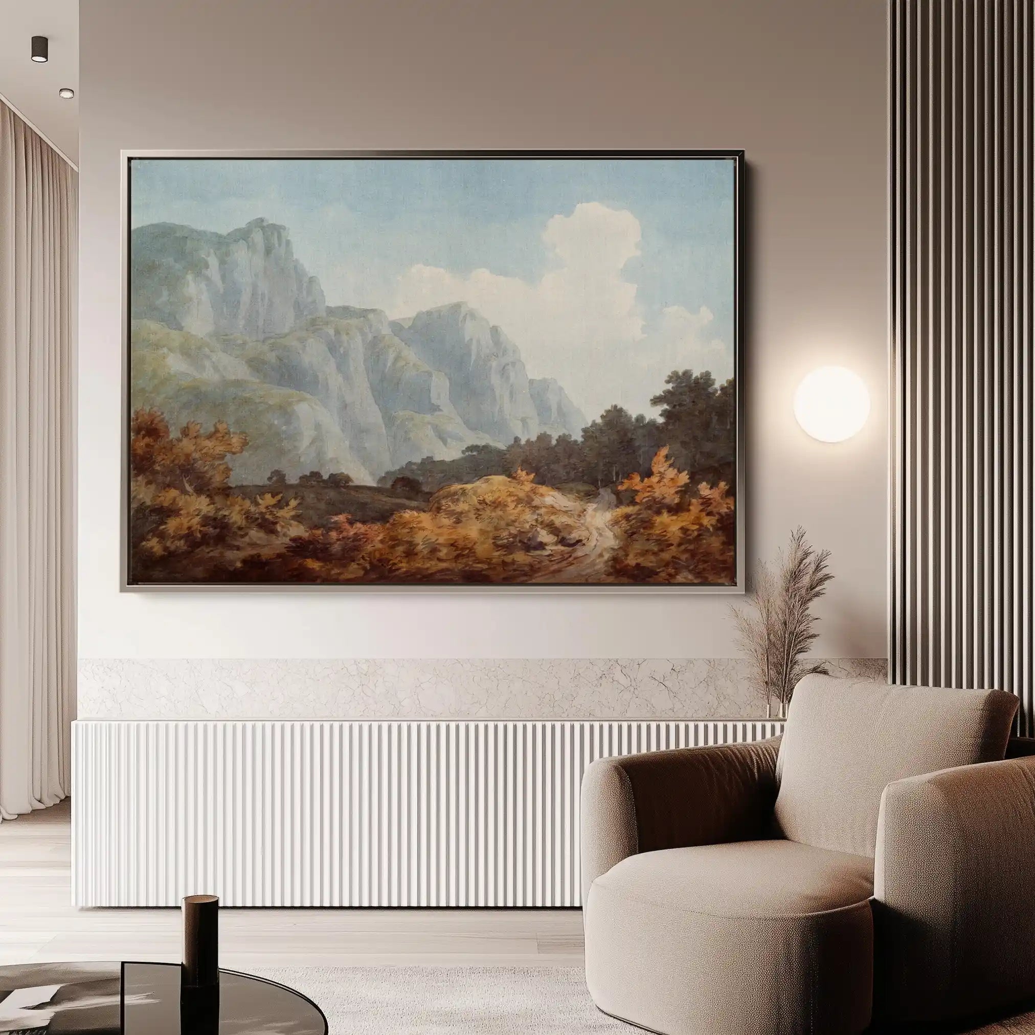 Landscape 105 Canvas Art 90 x 60 cm / Stretched on hidden frame