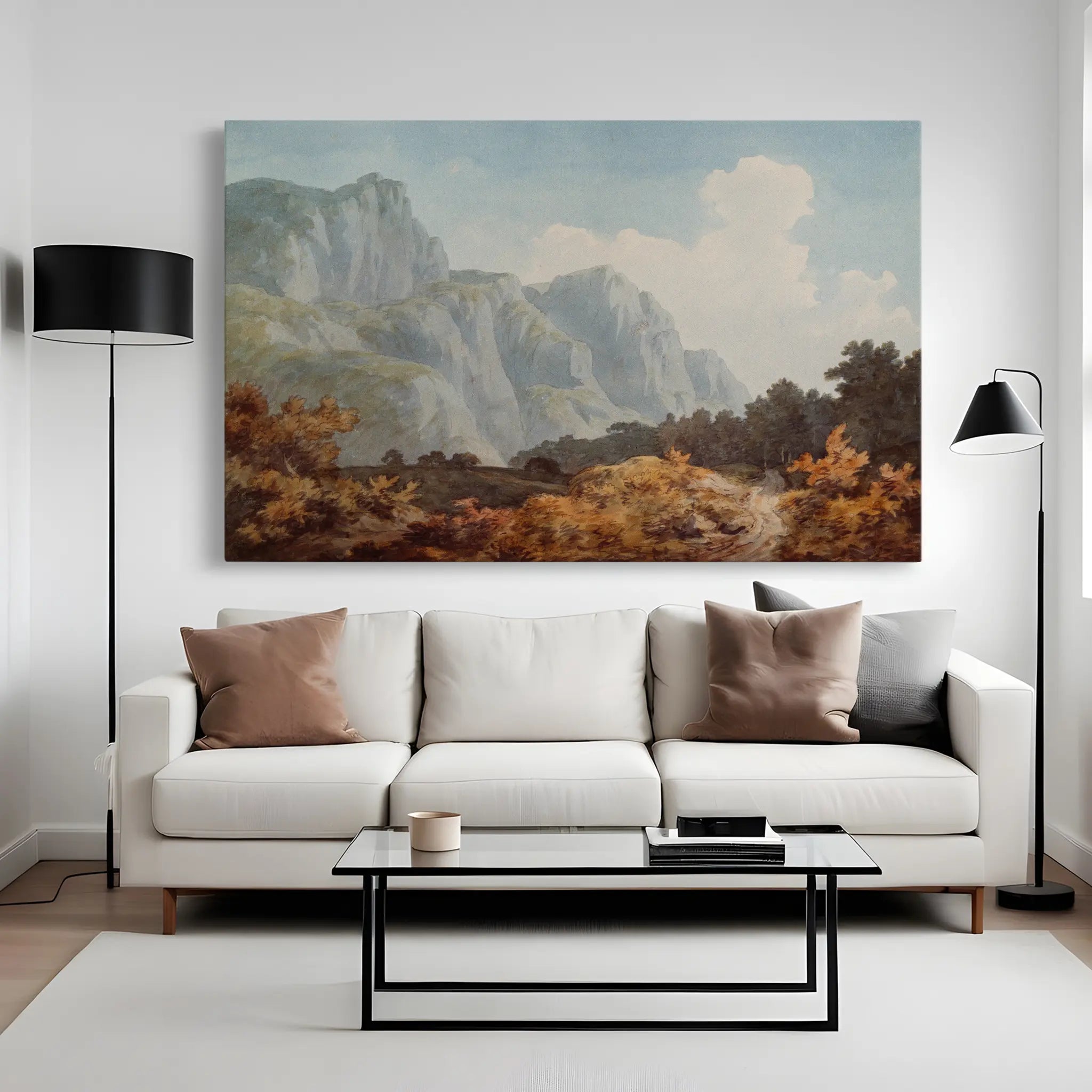 Landscape Canvas Wall Art WAD105-L 90 x 60 cm / Stretched on hidden frame