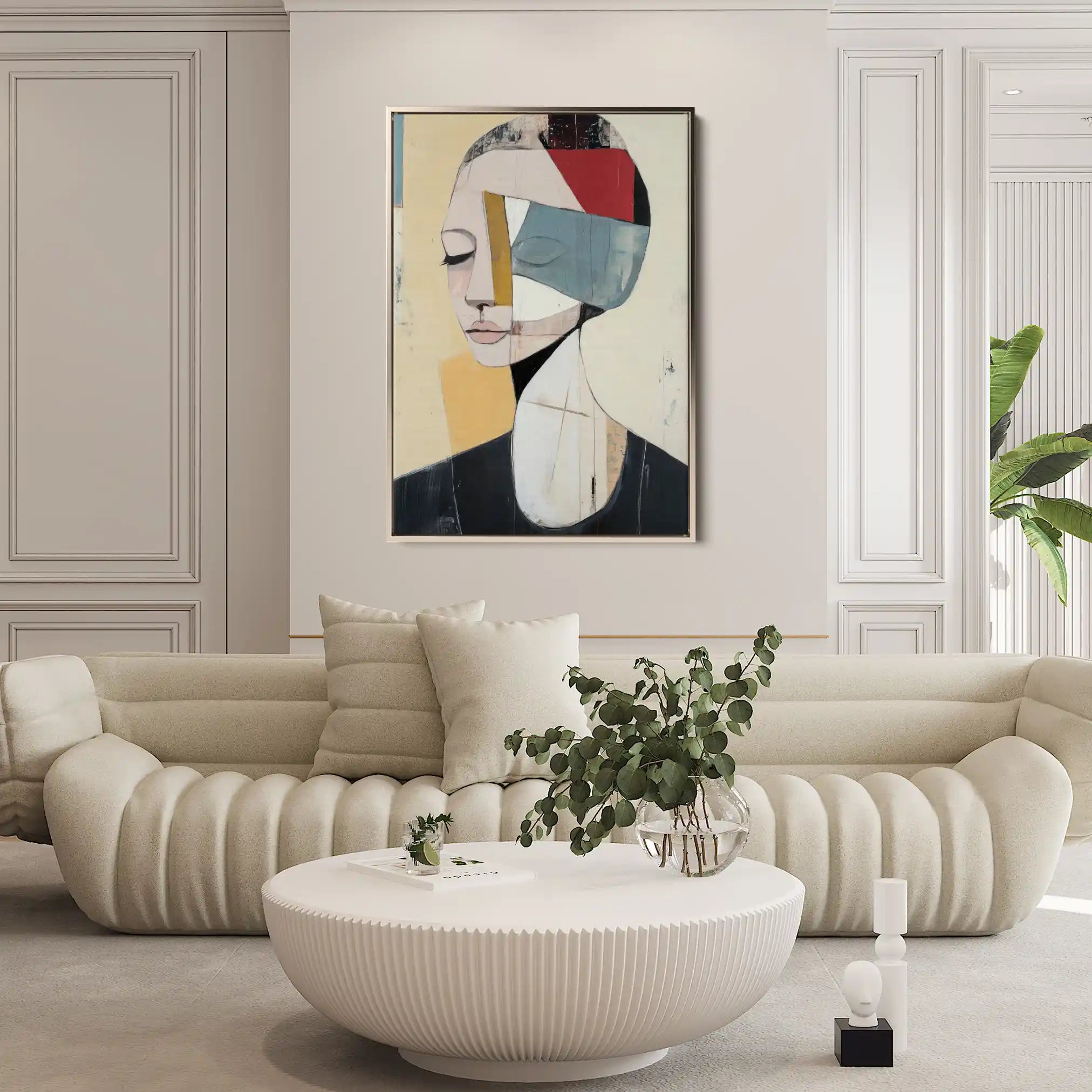 Portrait 105 Canvas Art 90 x 60 cm / Stretched on hidden frame