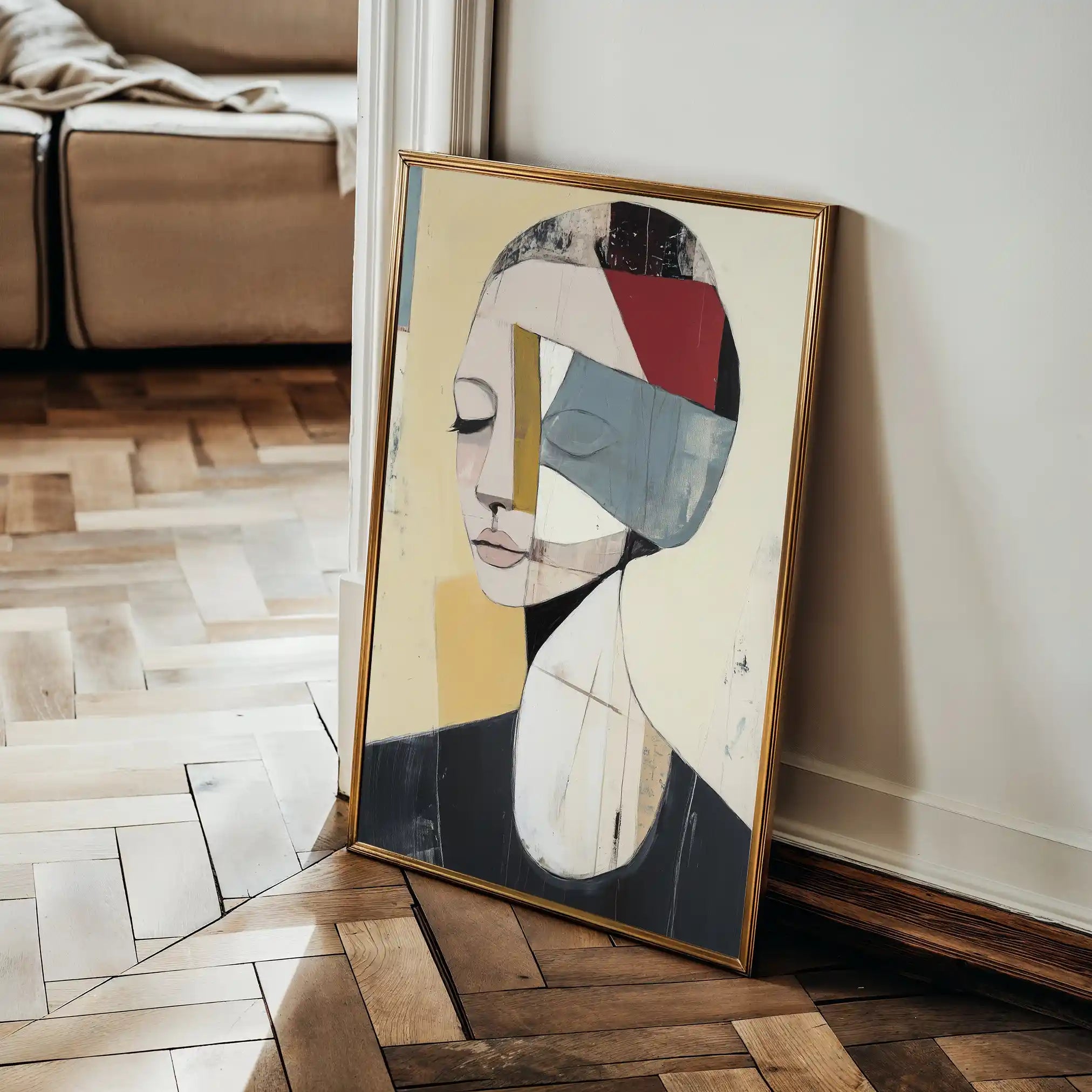 Portrait 105 Canvas Art 90 x 60 cm / Stretched on hidden frame