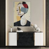 Portrait 105 Canvas Art 90 x 60 cm / Stretched on hidden frame