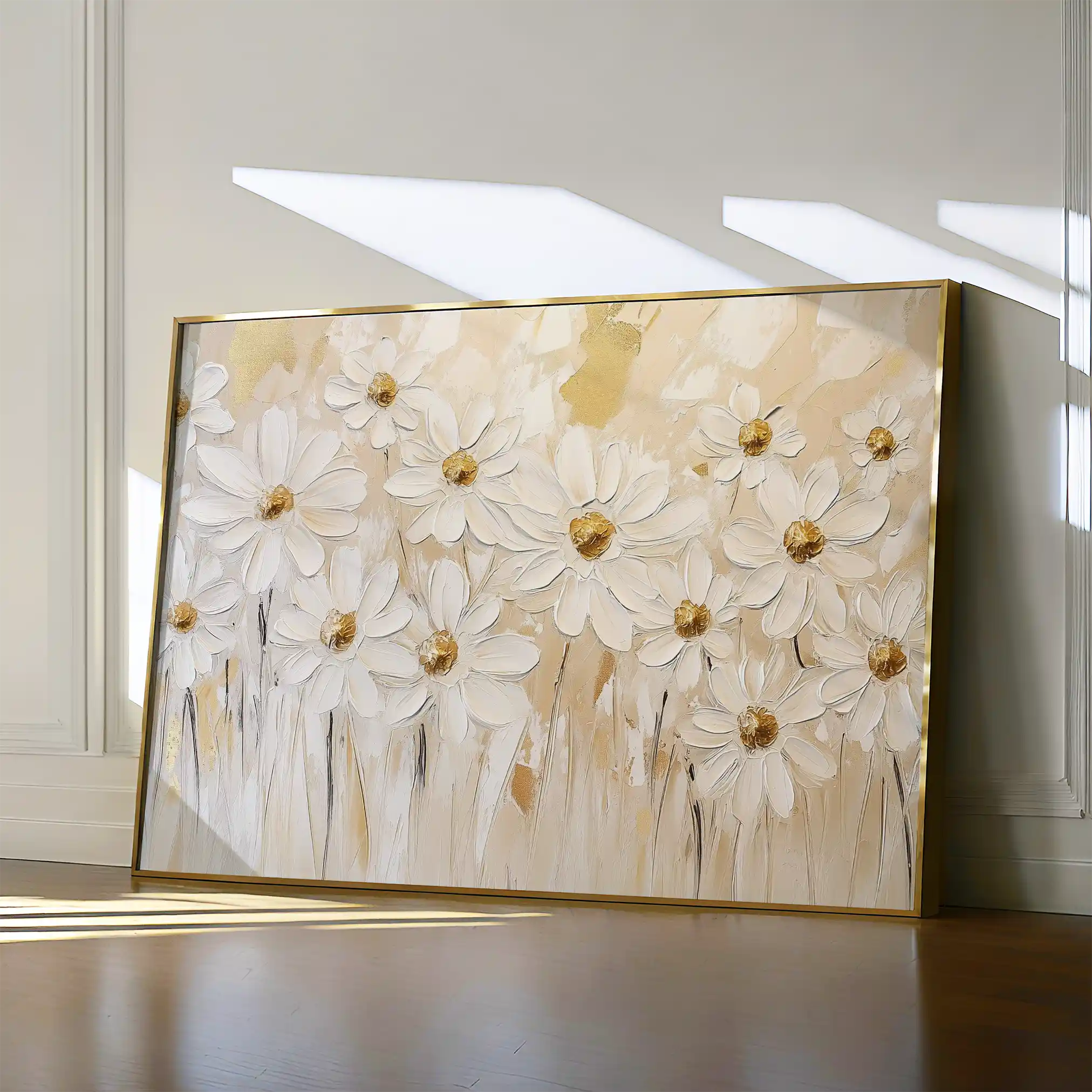 Floral Canvas Wall Art WAD1050-F 90 x 60 cm / Stretched on hidden frame