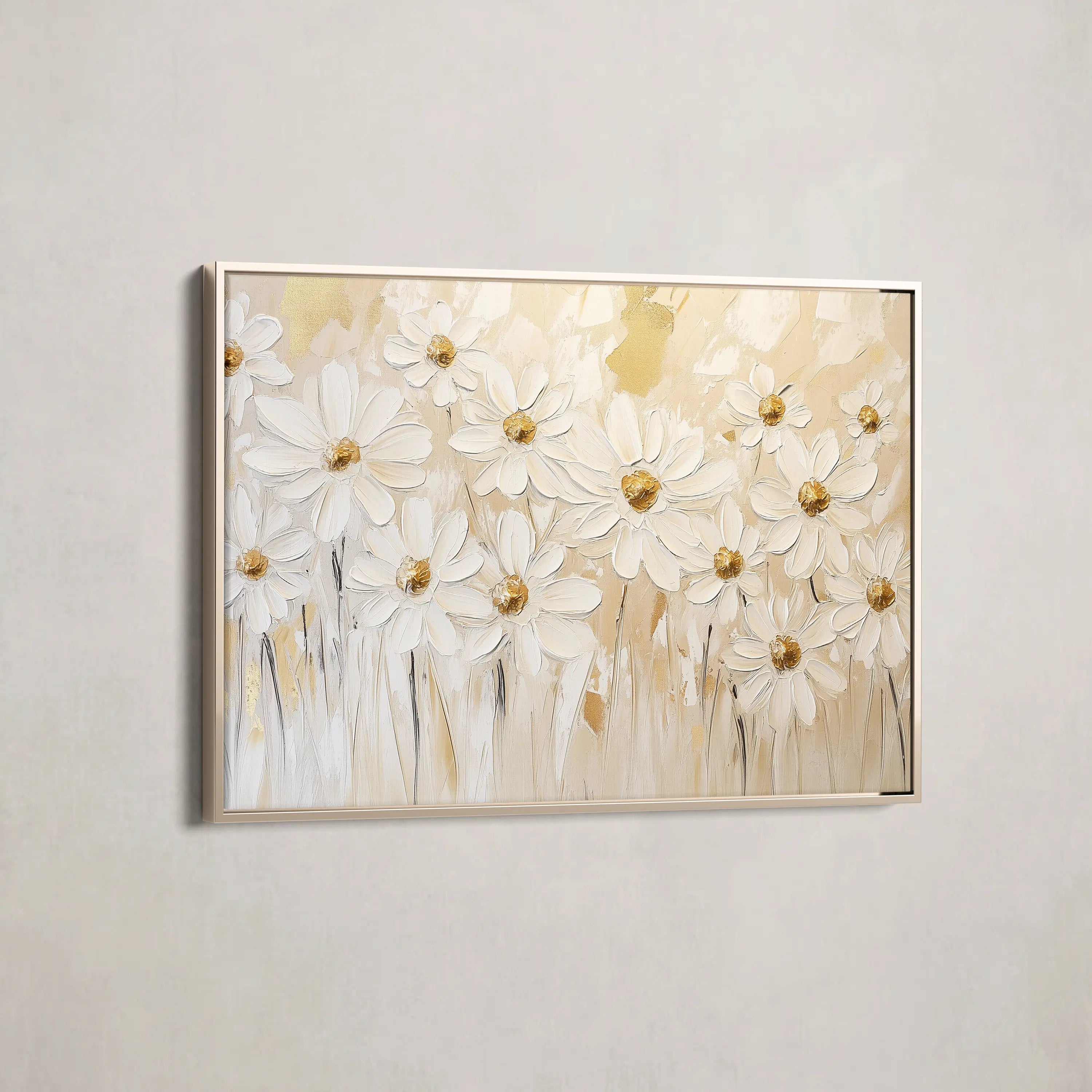 Floral Canvas Wall Art WAD1050-F 90 x 60 cm / Stretched on hidden frame