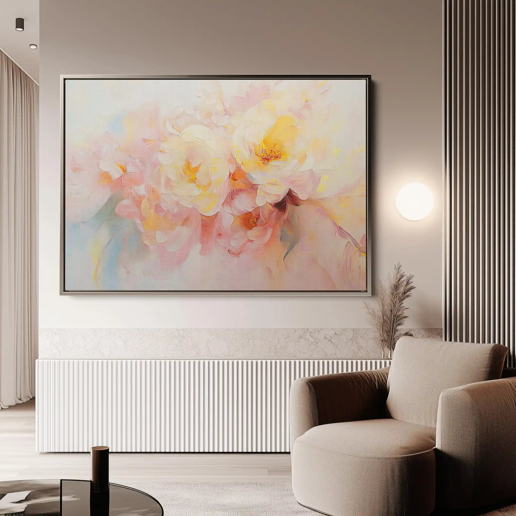 Floral Canvas Wall Art WAD1051-F 90 x 60 cm / Stretched on hidden frame