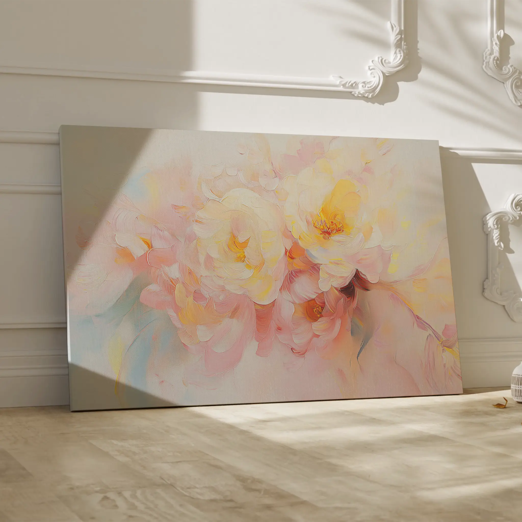 Floral Canvas Wall Art WAD1051-F 90 x 60 cm / Stretched on hidden frame