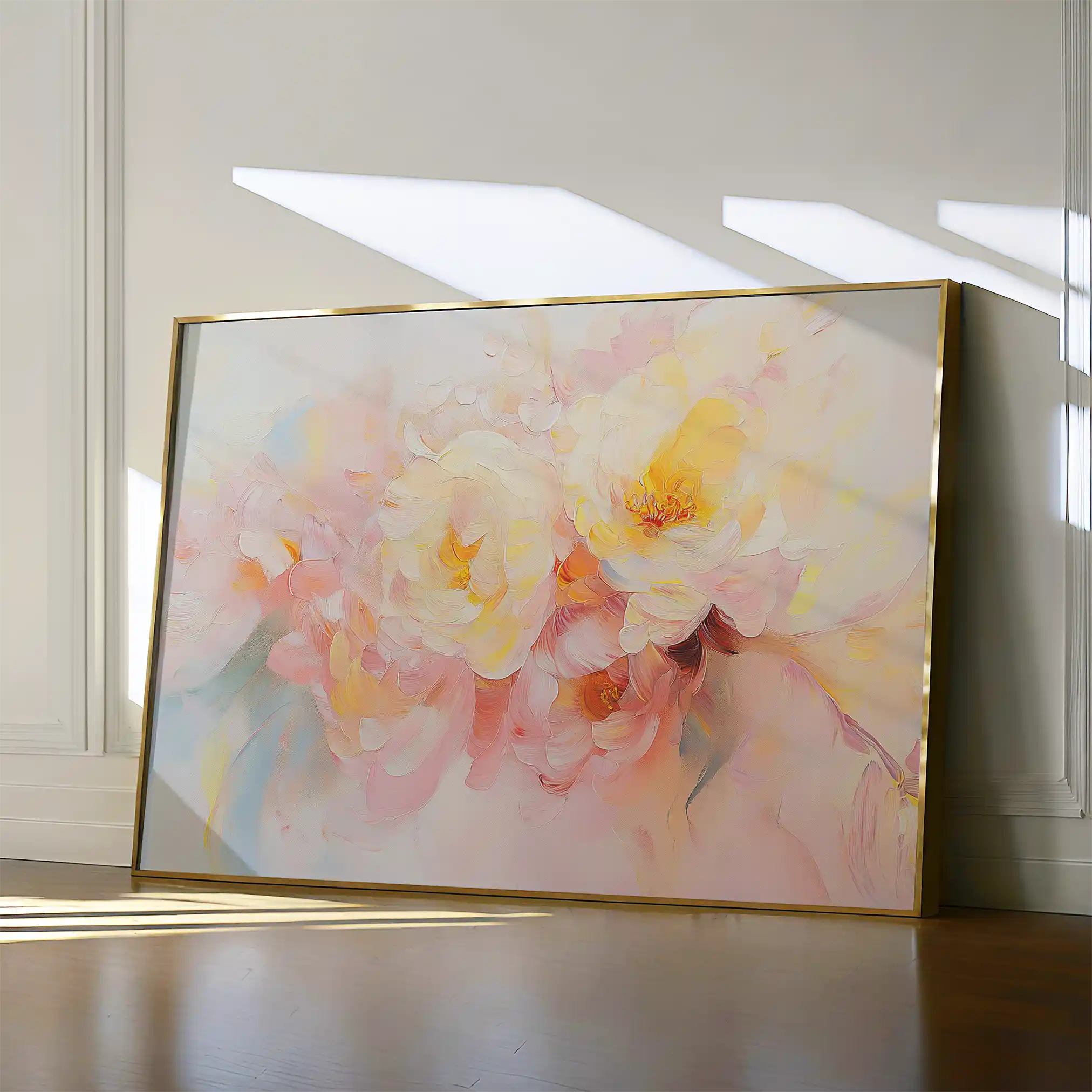 Floral Canvas Wall Art WAD1051-F 90 x 60 cm / Stretched on hidden frame